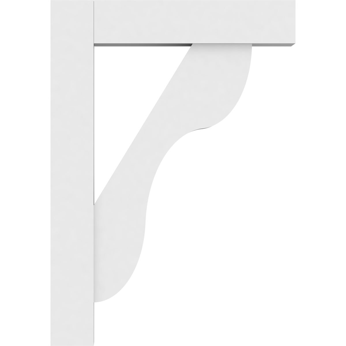 Ekena Millwork BKTP03X18X24CAR05 Exterior-Brackets-Braces - View #3