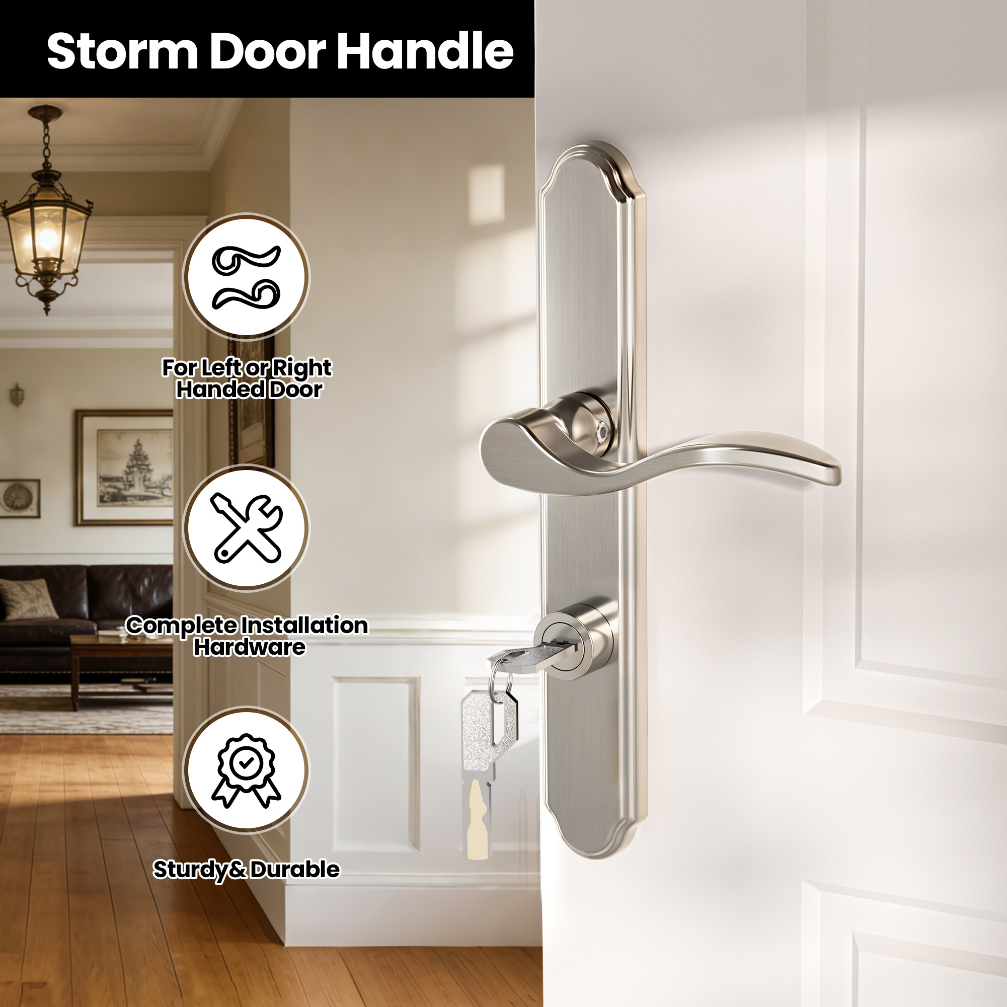 Senyhardware PN-FB11N Screen-Storm-Door-Handles - View #3