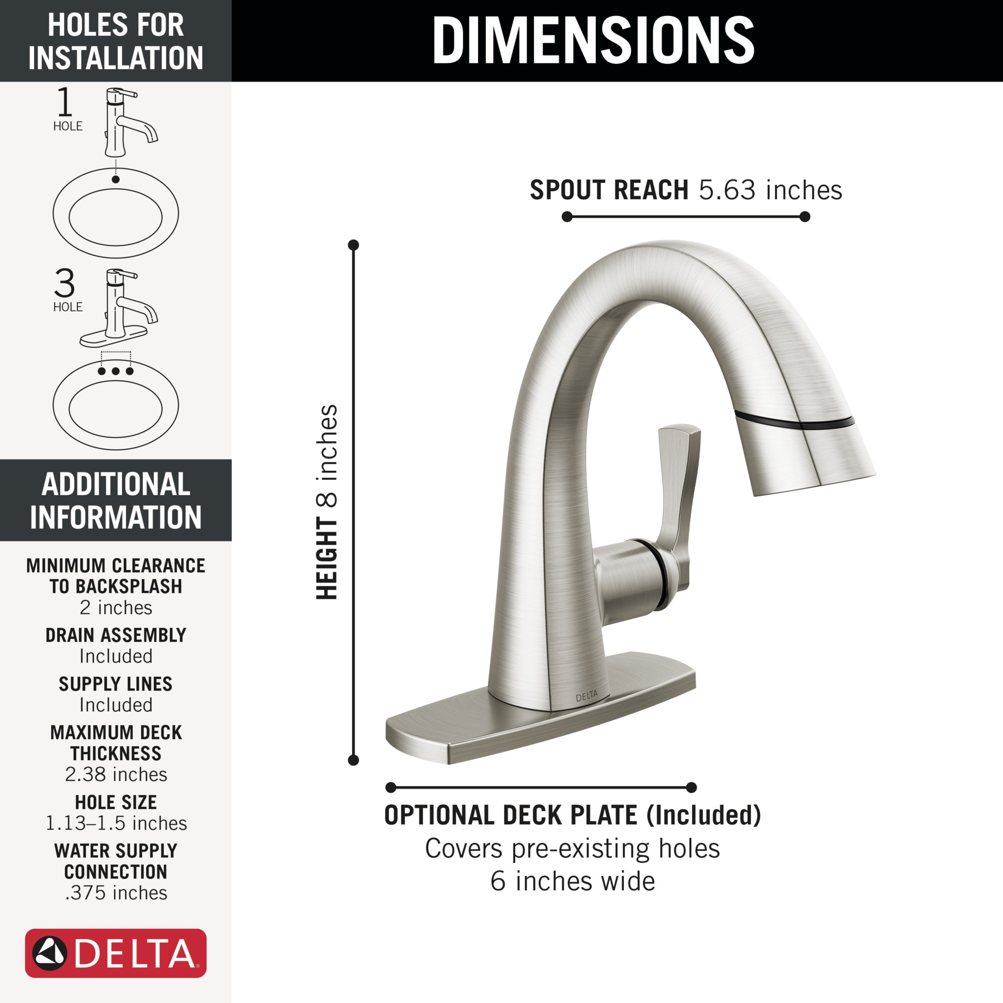 Delta 577-SSPD-PR-DST Lavatory-Faucets - View #3