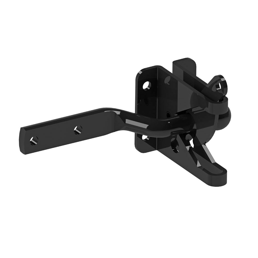 Barrette Outdoor Living 73024788 Standard 4-1/2-in Black Gate latch