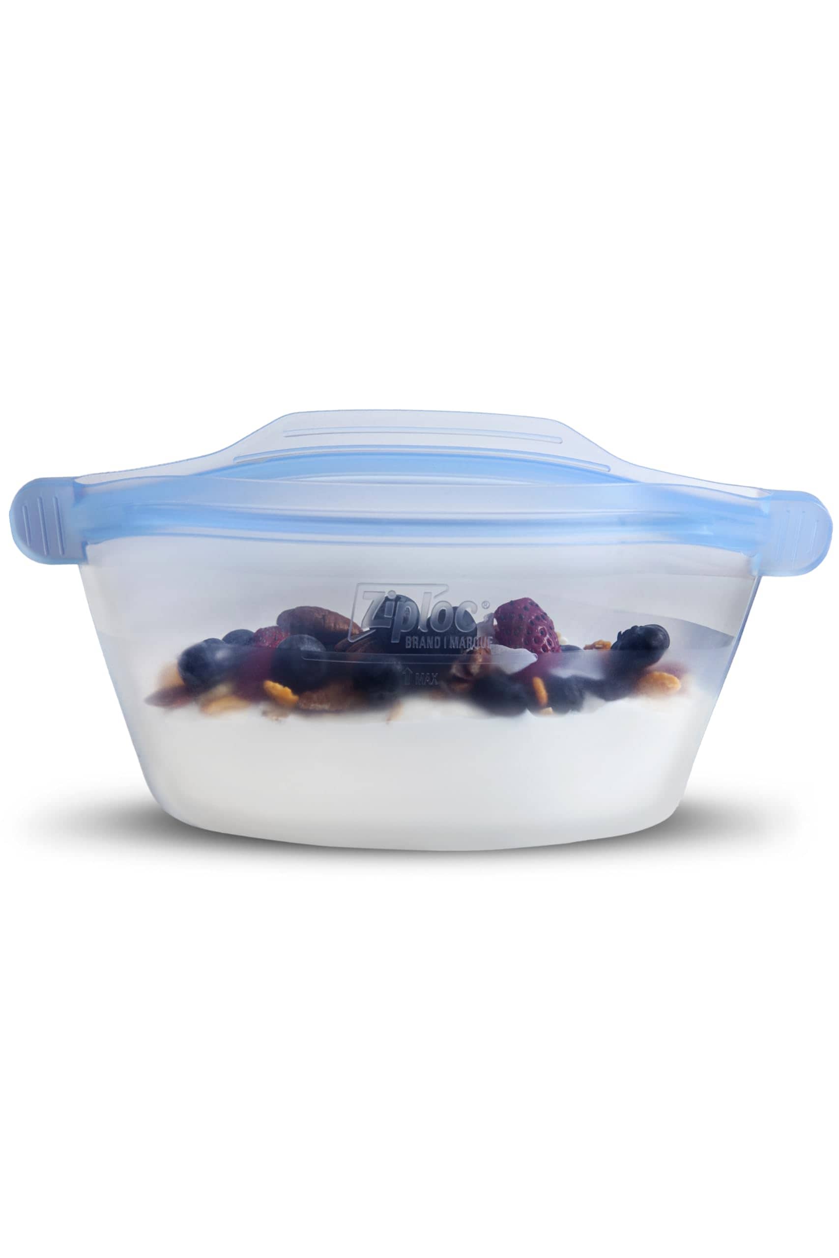 Ziploc  Endurables Silicone Food Storage Meal Prep Containers Microwave Safe and Eco-Friendly Medium Container 1 Count