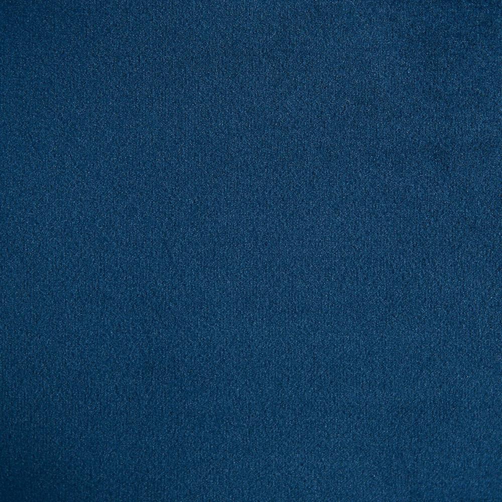 Crosby Blue Velvet 52" Contemporary Tufted Storage Ottoman