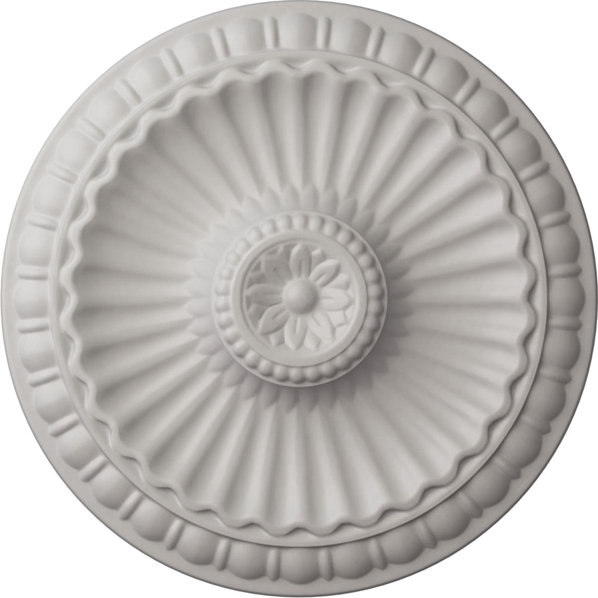 Ultra Pure White High-Density Ceiling Medallion