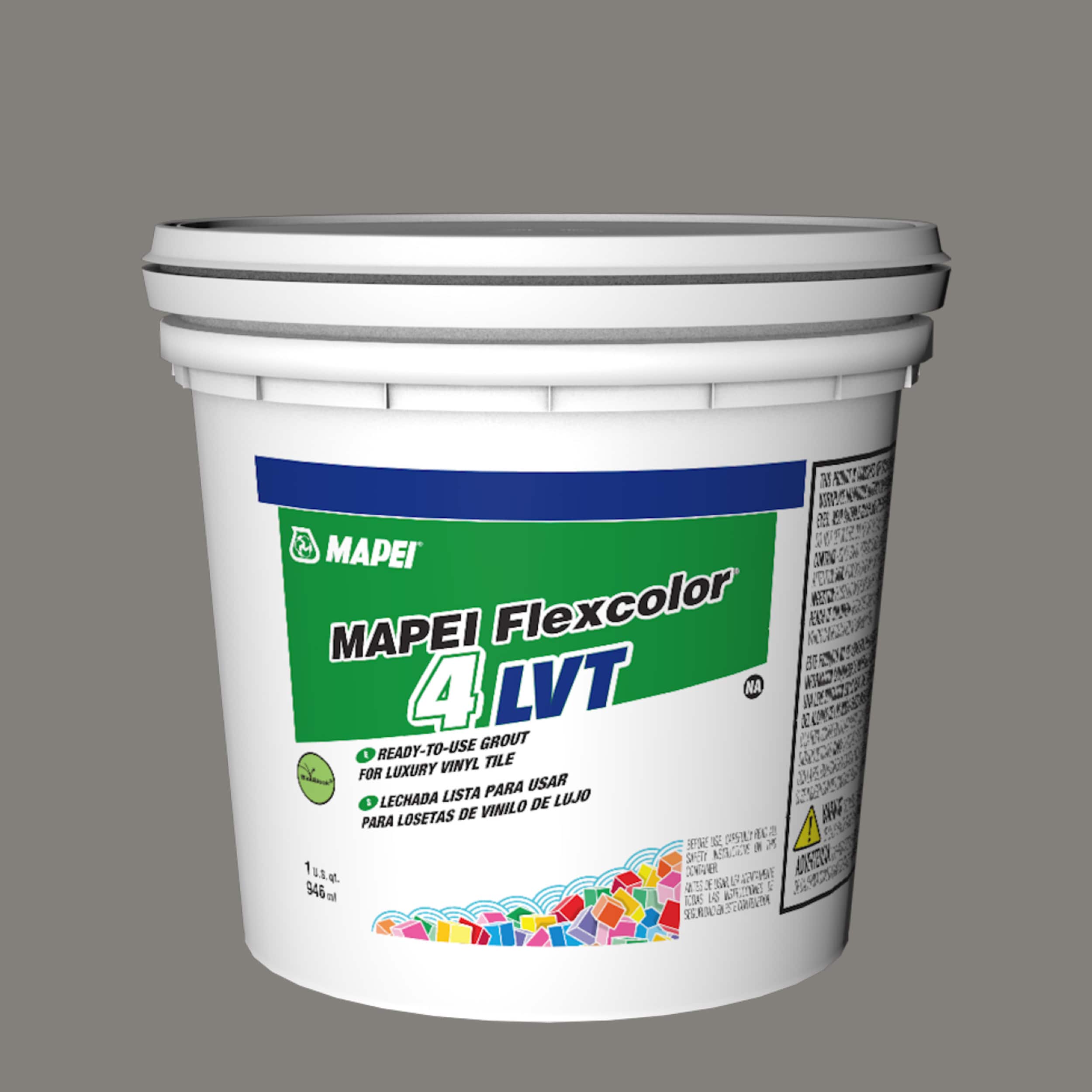 MAPEI 4KH510726 Flexcolor LVT Iron #5107 Sanded Acrylic Premix Grout (1-Quart)