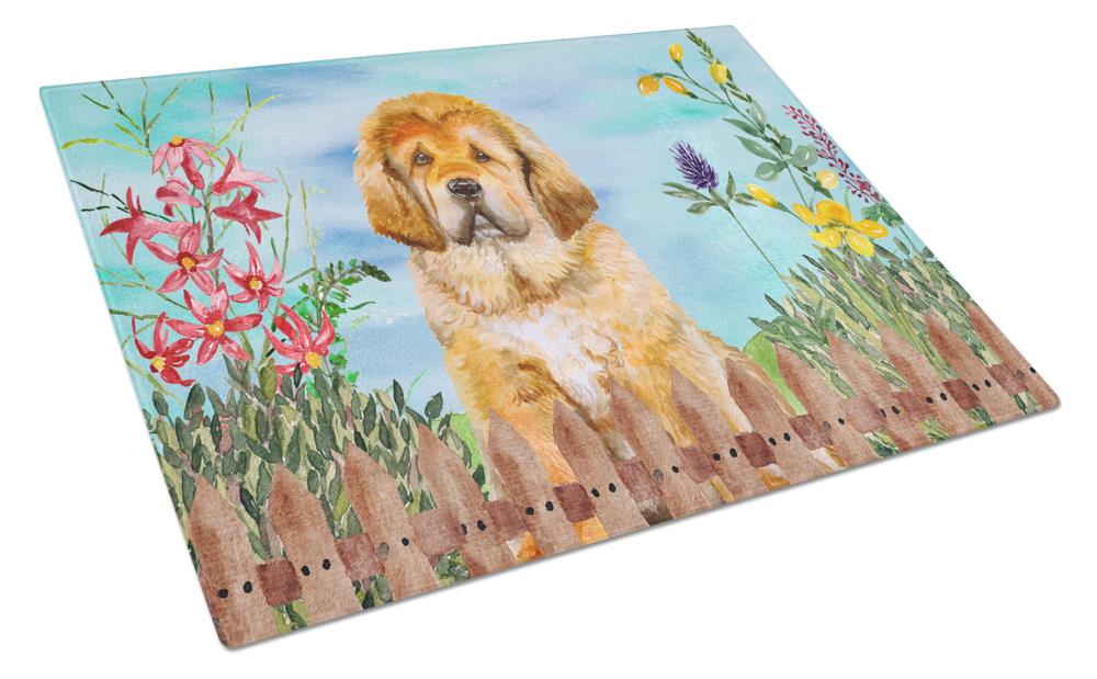 Caroline's Treasures Springtime Dog 11.25-in L x 15.75-in W Glass ...