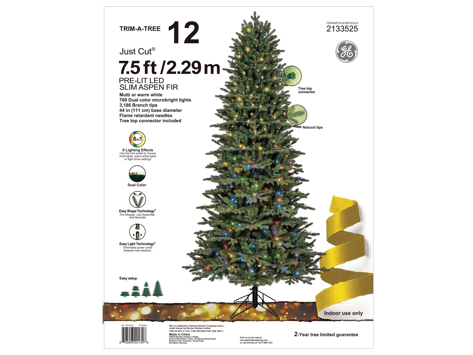 GE 20130LO Artificial-Christmas-Trees - View #22