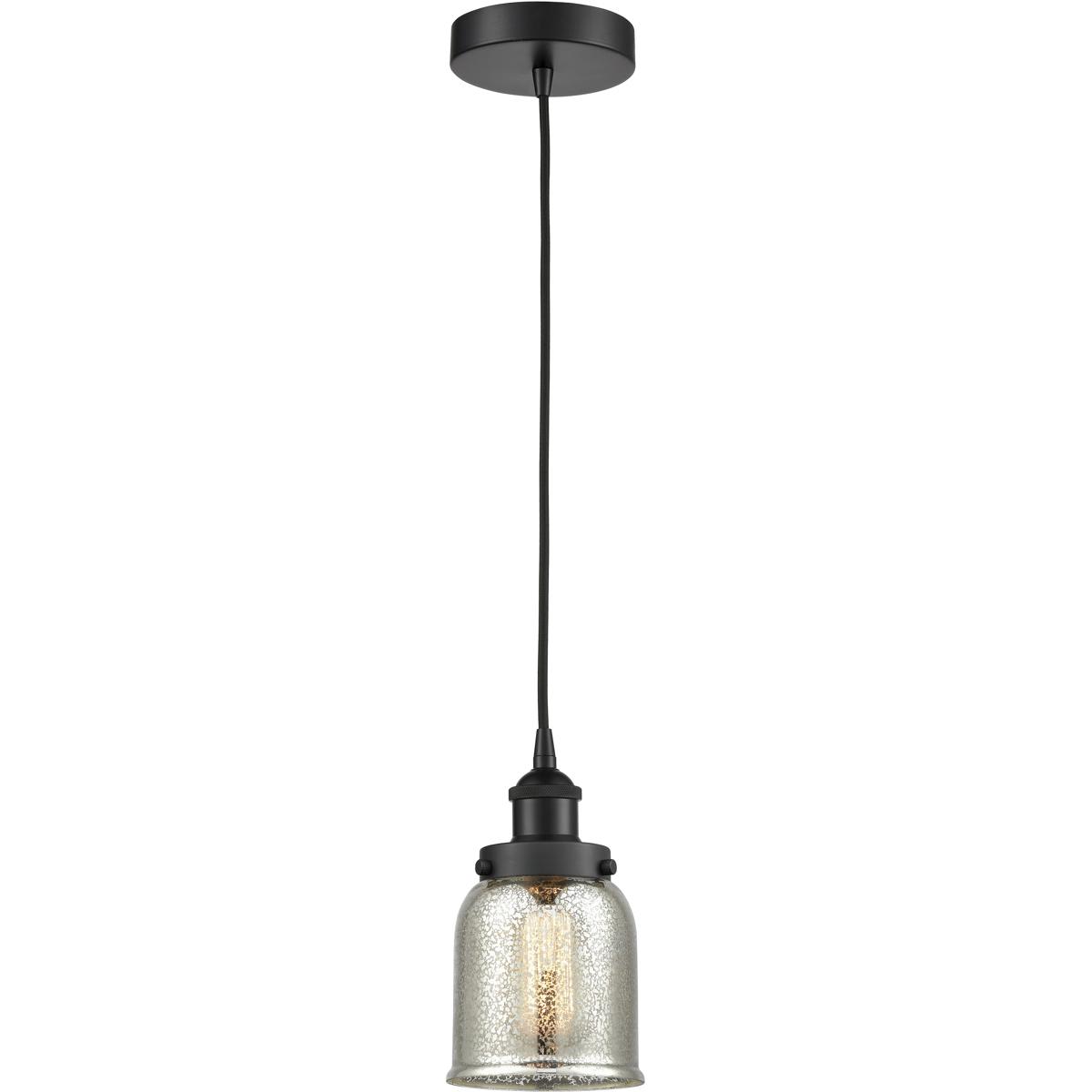 Innovations Lighting -  616-1PH-BK-G58 Bell Mini Pendant Matte Black