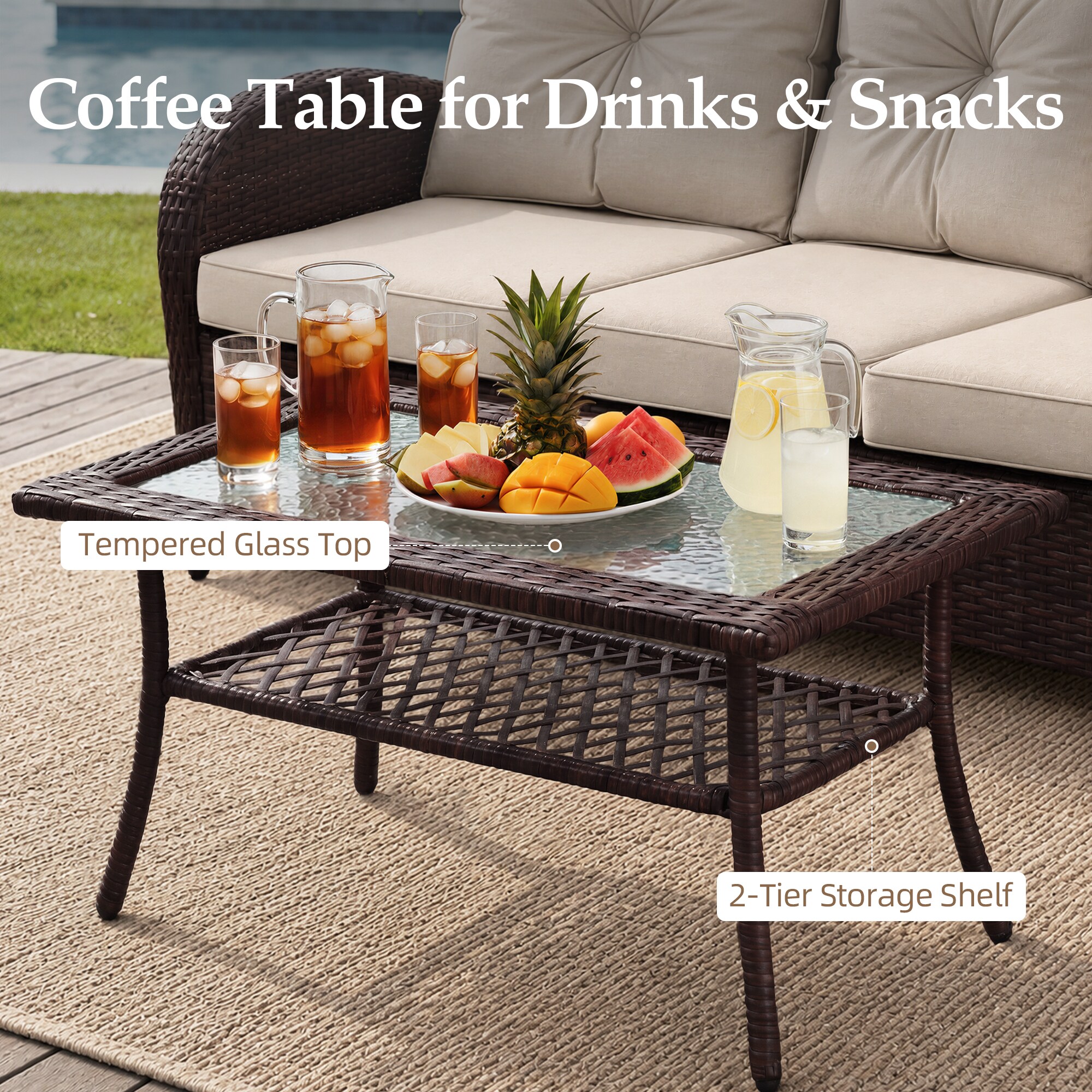 Patio Watcher TBSF-ABC56TDK-DGRAY Patio-Conversation-Sets - View #6