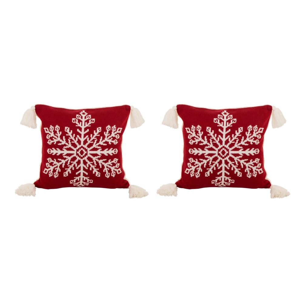 Outdoor christmas hot sale pillows lowes