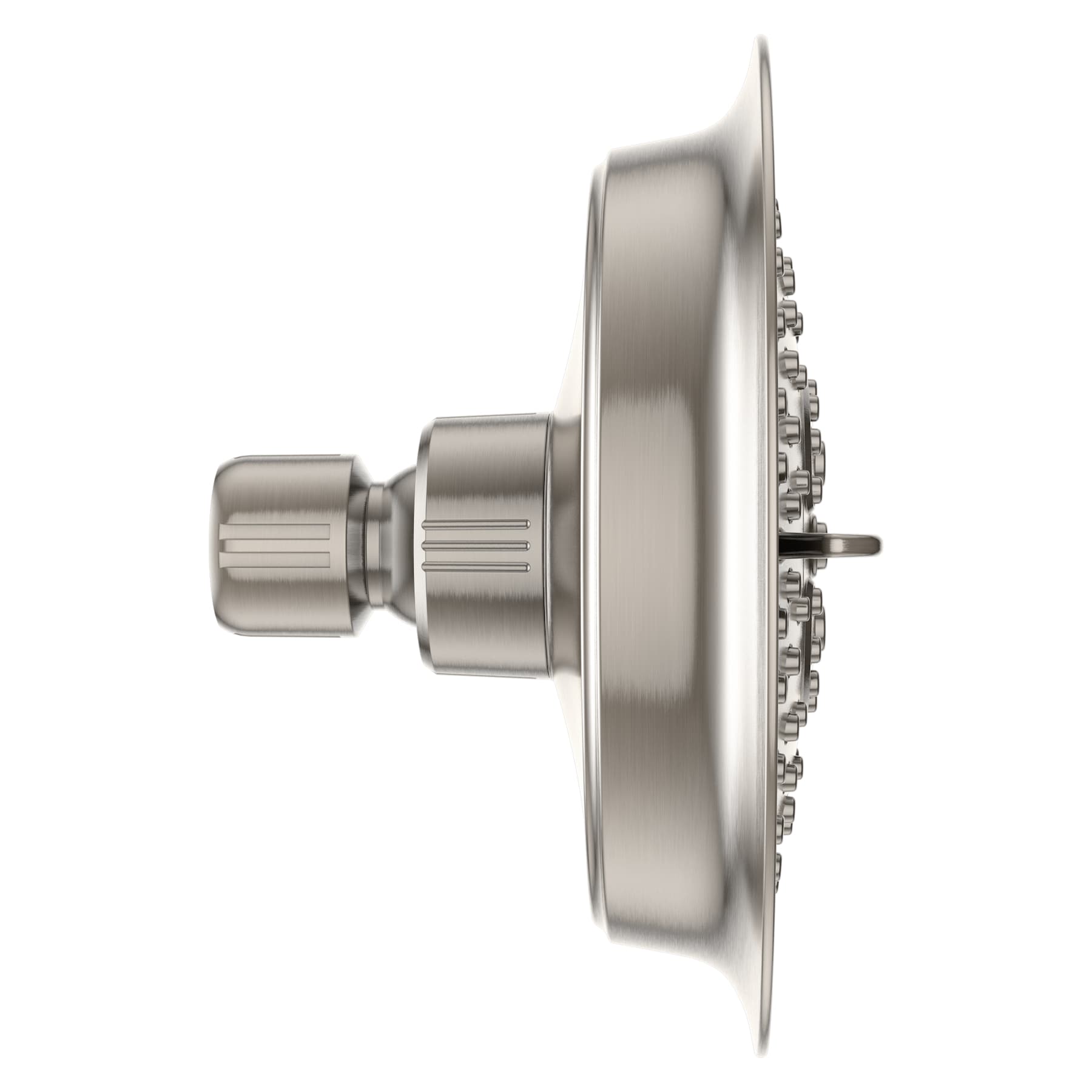 Pfister Universal Trim Brushed Stainless Steel Round Fixed Shower Head  2.5-GPM (9.5-LPM) in the Shower Heads department at