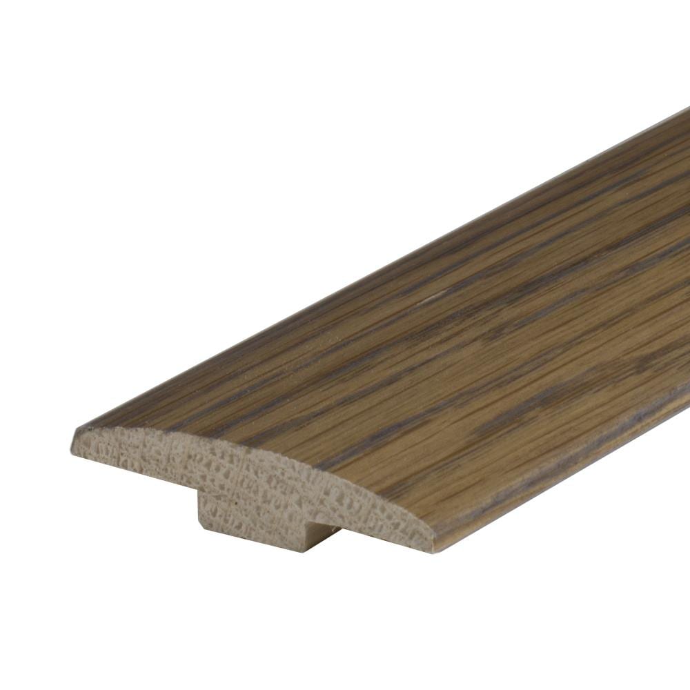 Flexco 894175 T-moulding Natural Gray 0.46-in T x 2-in W x 78-in L Solid wood T-moulding