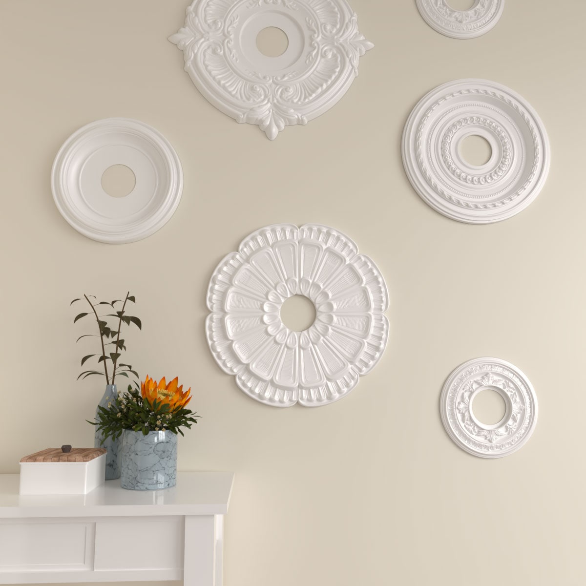 Ekena Millwork CM18FW2 Ceiling-Medallions - View #7