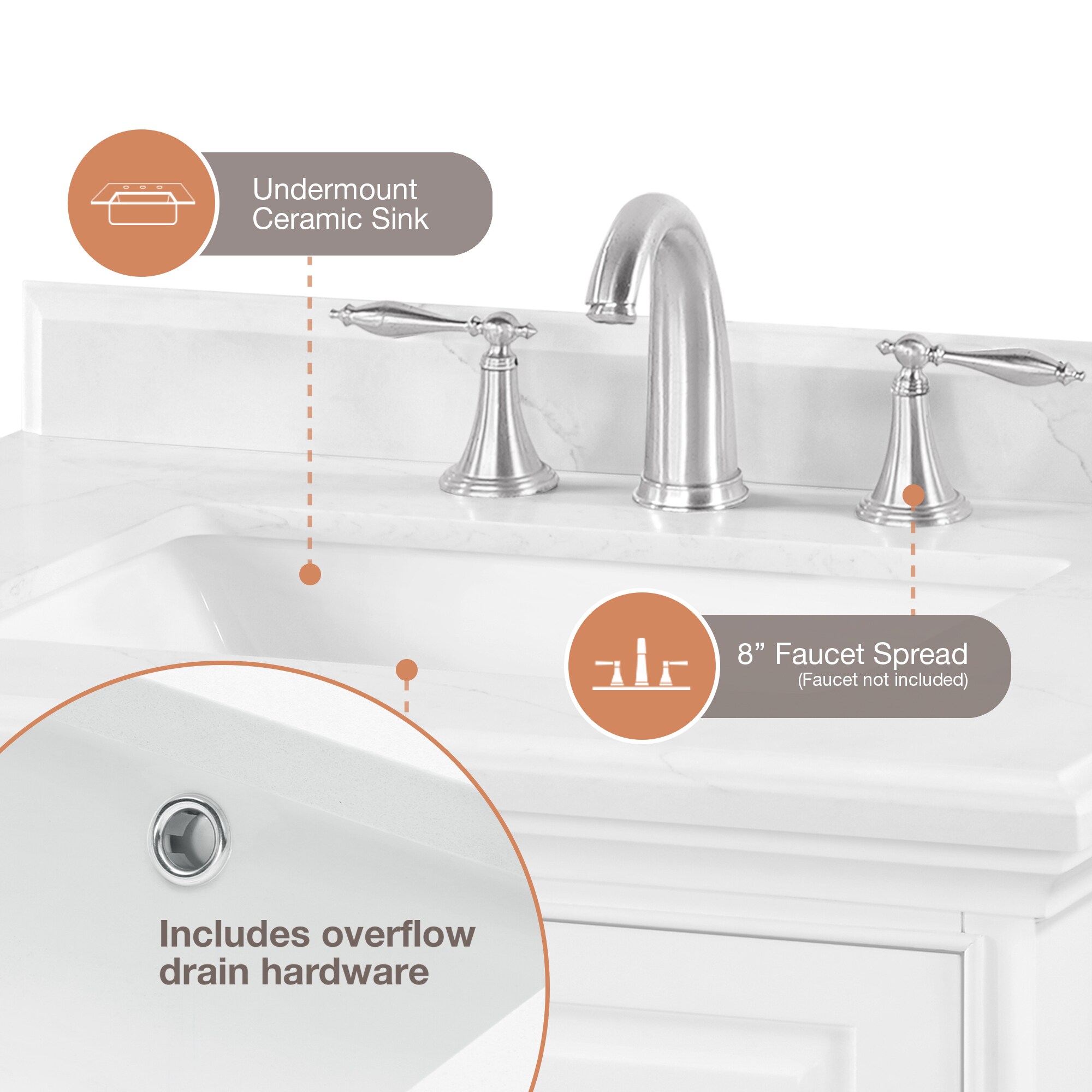 allen + roth RUTHERFURD 30W Bath-Vanity-Combo - View #5