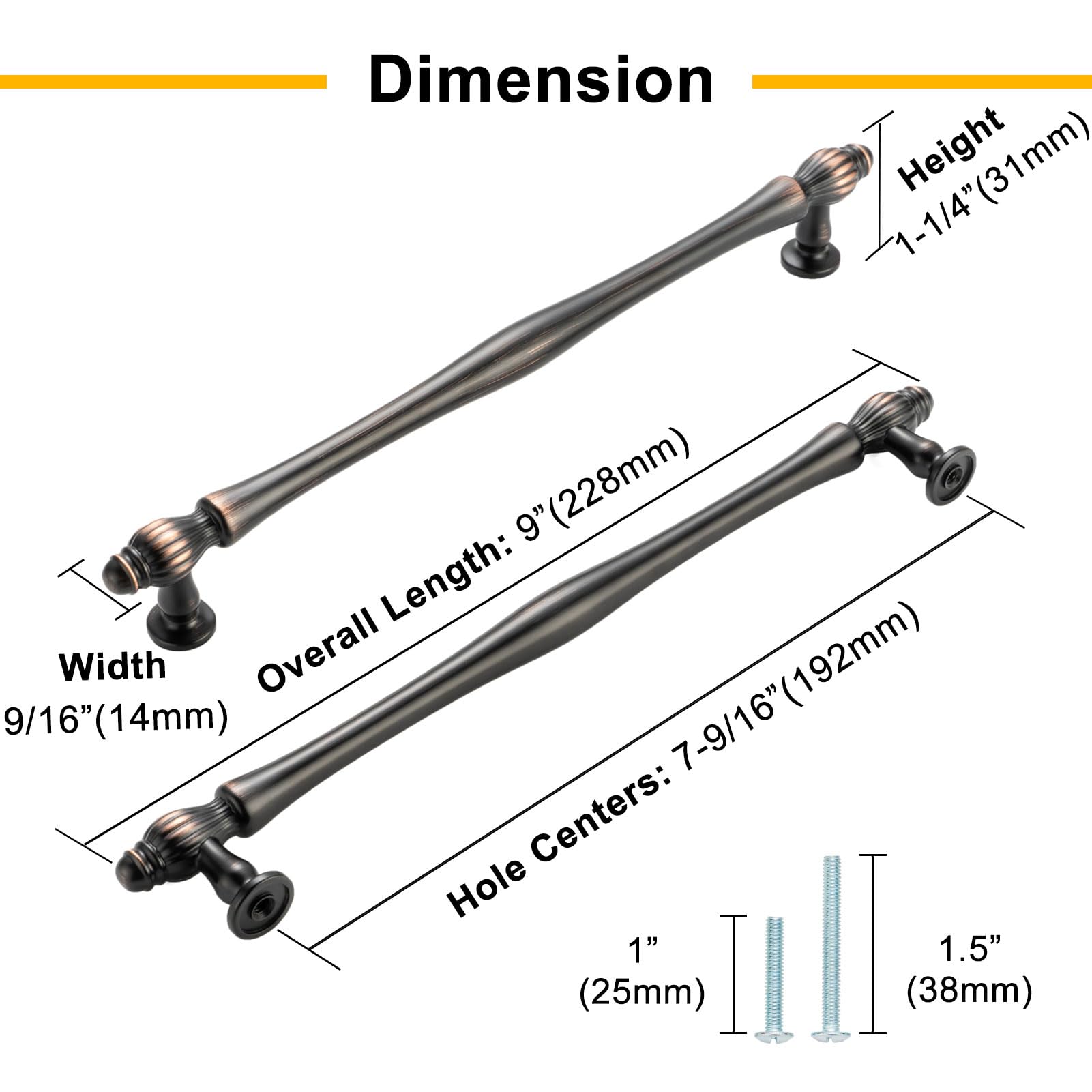 YGCTFX 5749848503919 Cabinet-Pulls - View #3