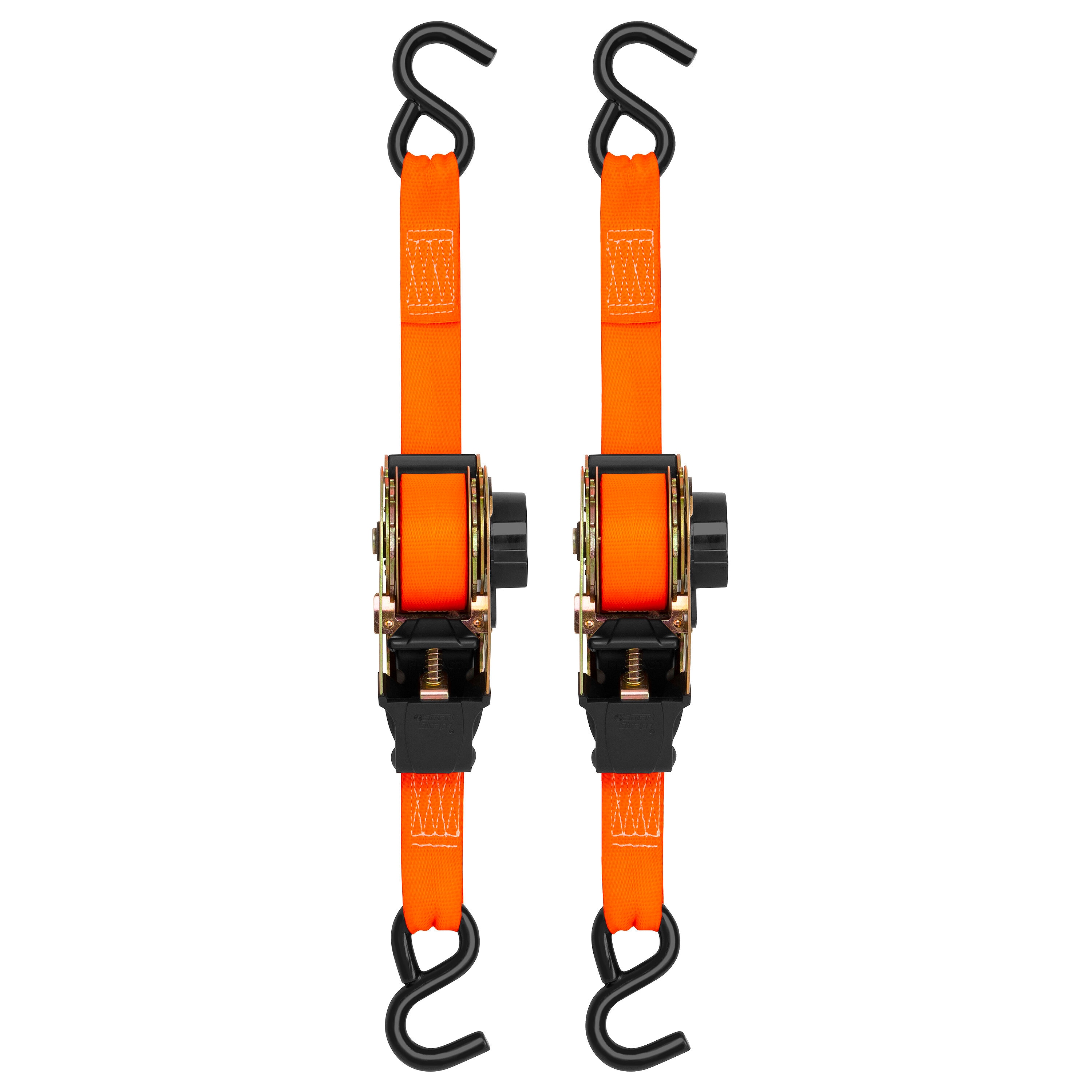SmartStraps 1-1/2-in x 10-ft Ratcheting Strap Tie Down 2-Pack 1000-lb in  the Tie Downs department at