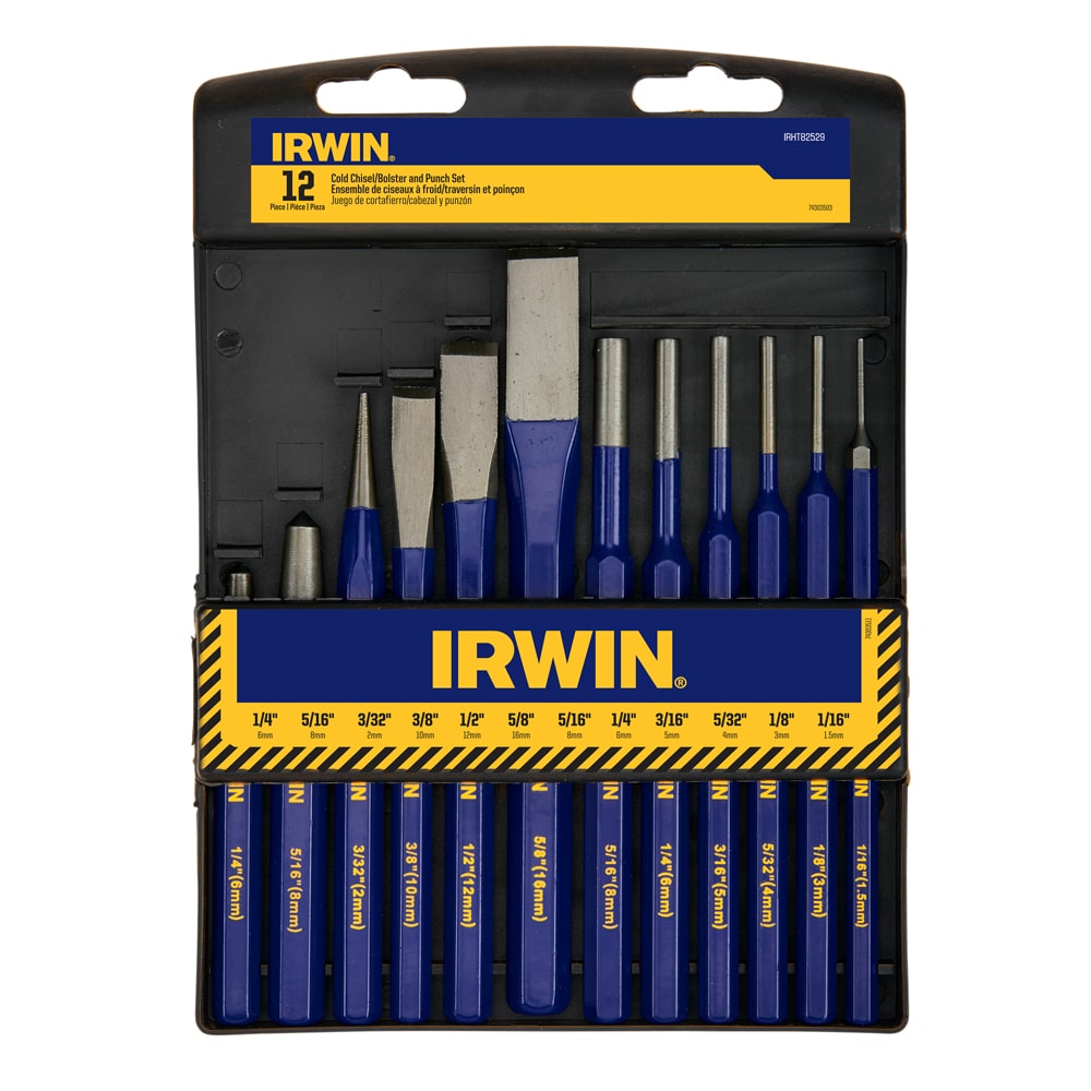 IRWIN 12-Pack Cold Chisels Set in the Chisel Sets department at