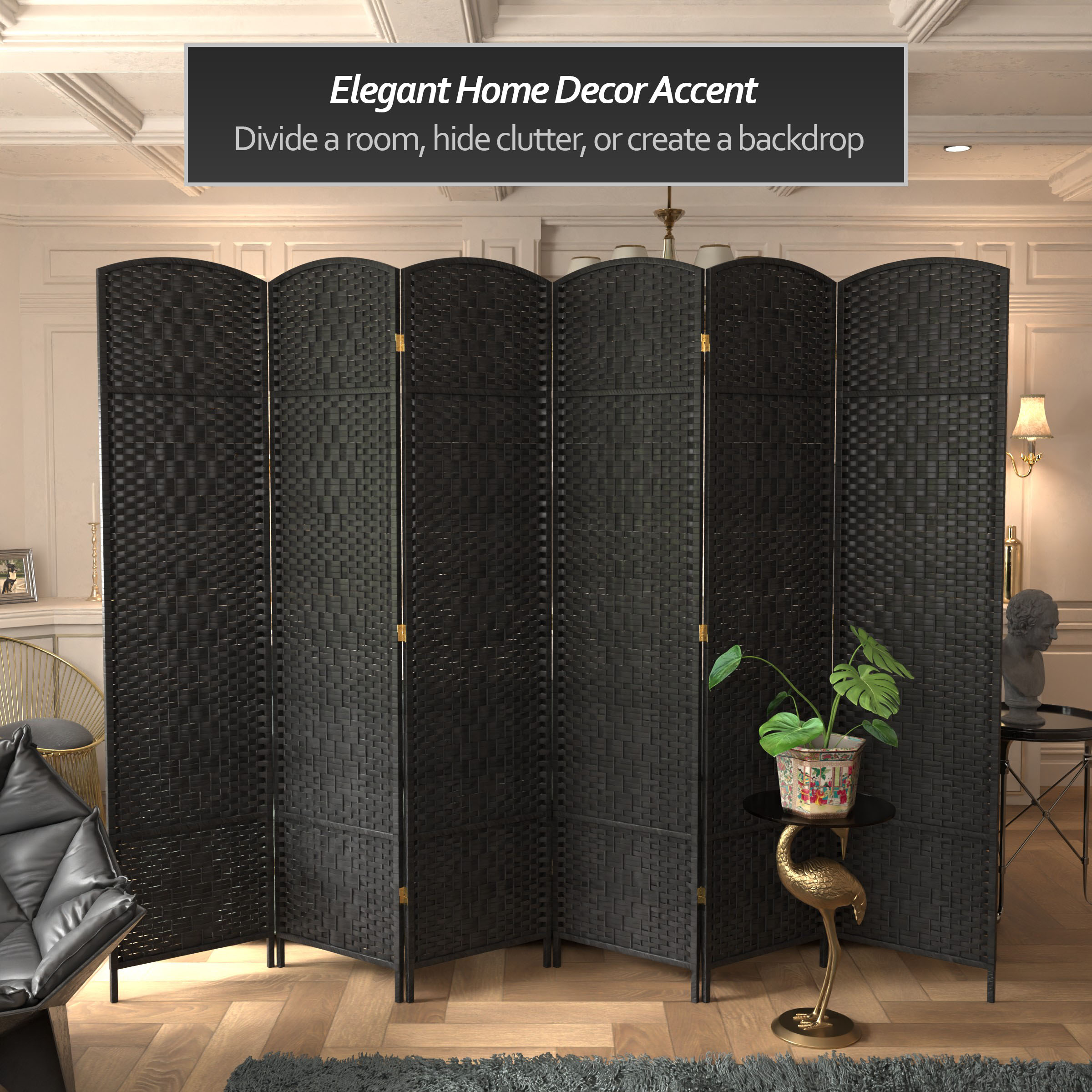 Red Lantern FB-7OPDM-BLK-6P Indoor-Privacy-Screens - View #6
