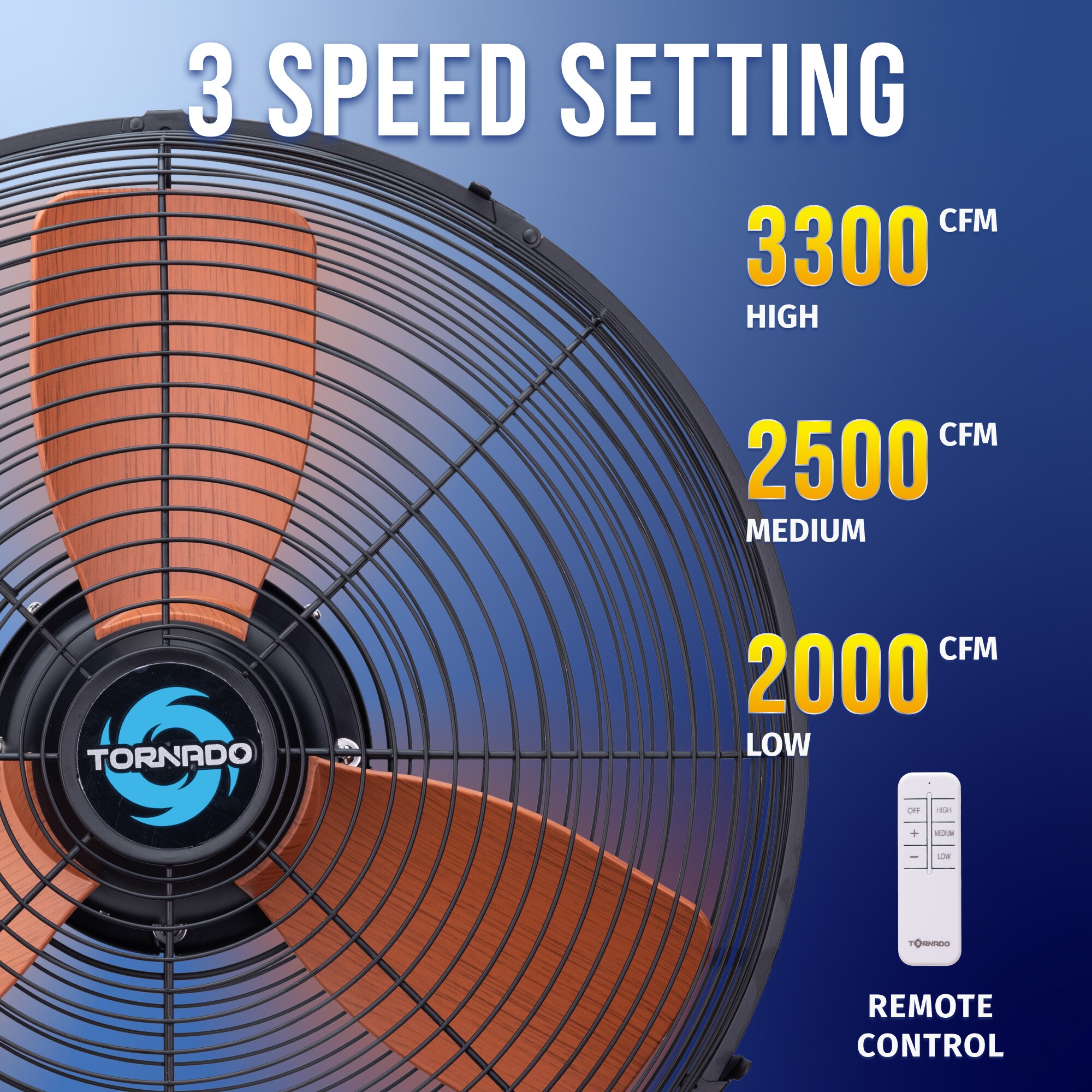 Tornado Fans 20CEIL-WR-RM-1P Ceiling-Fans - View #3