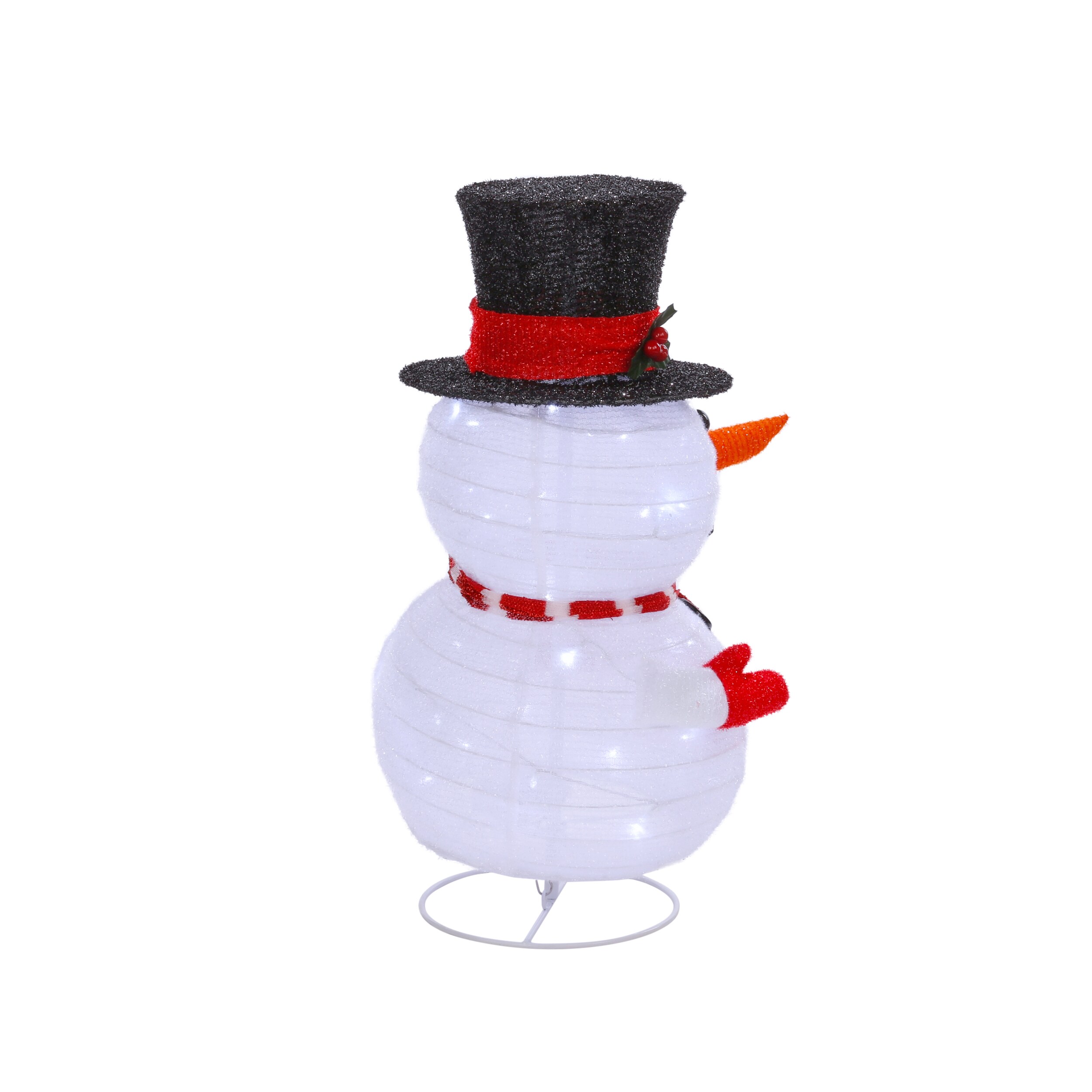 battery operated lighted snowman