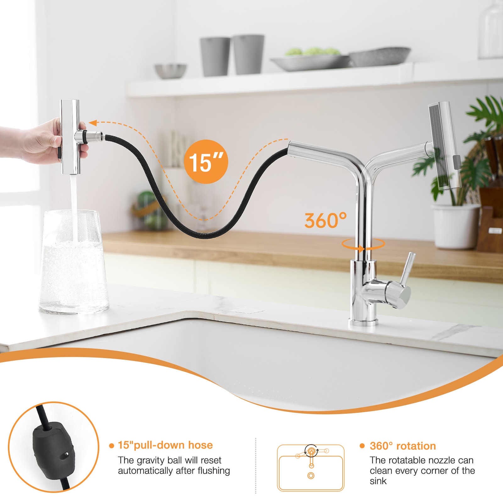 Boyel Living BL137133CSS Kitchen-Faucets - View #5
