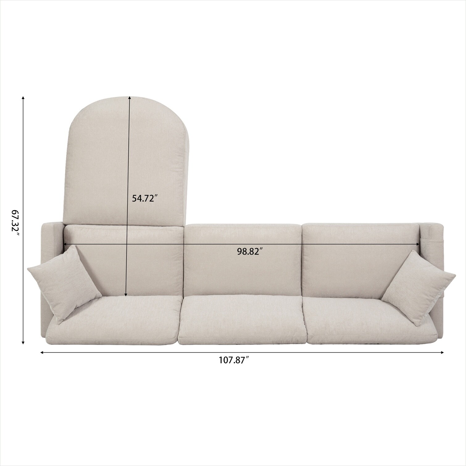 SunJet XLPSPGDJBG37 Sofas-Loveseats - View #4