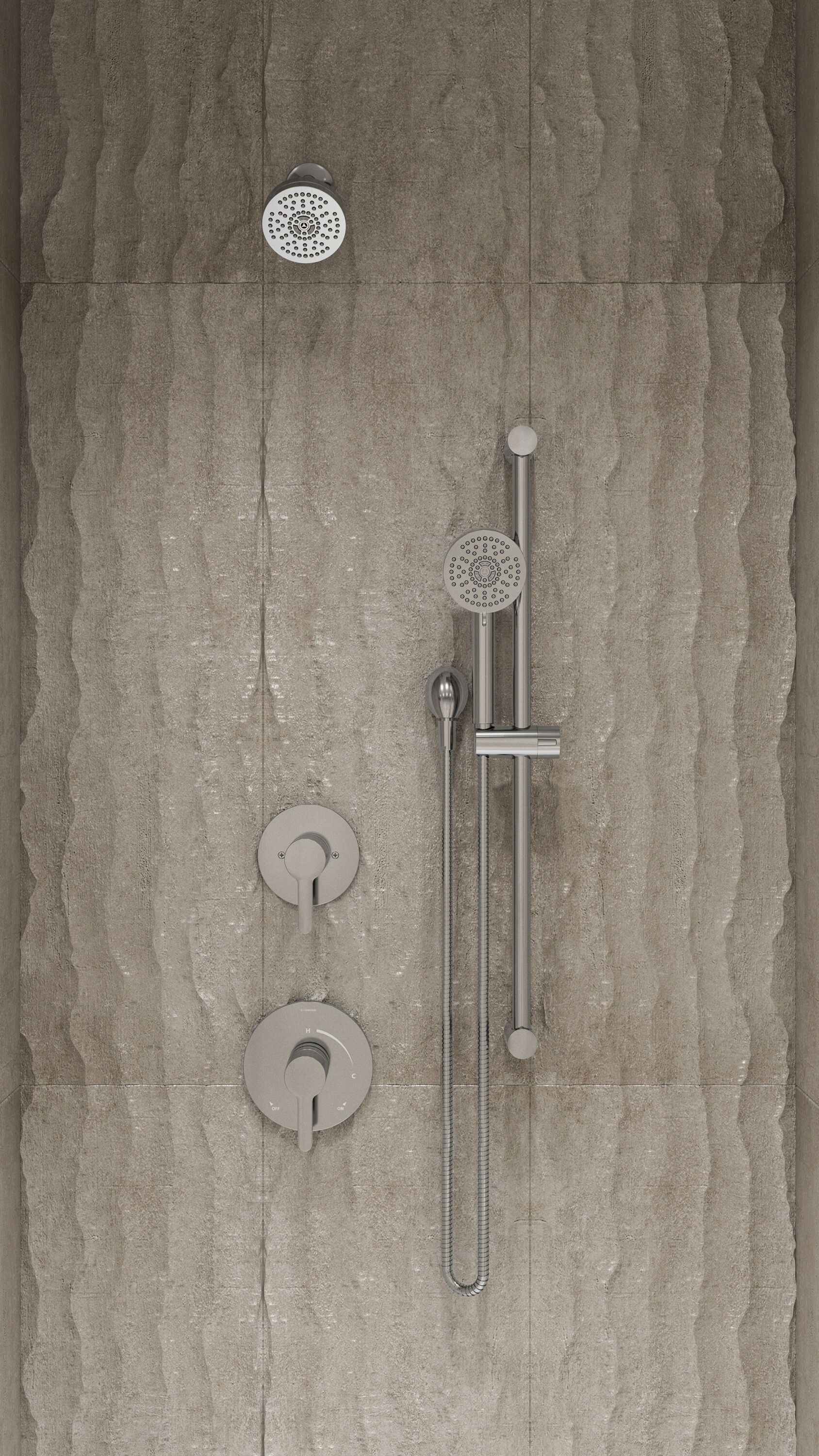 Symmons 339515TRM Showerhead-Bar-Panels - View #3