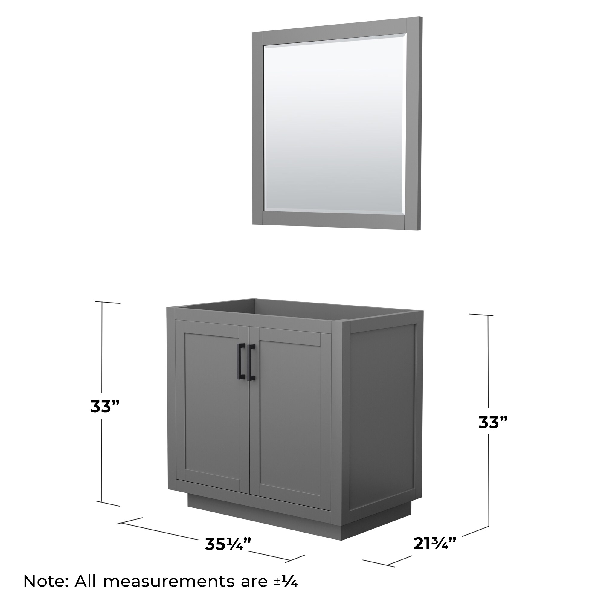 Wyndham Collection WCF292936SGBCXSXXM34 vanities - View #4