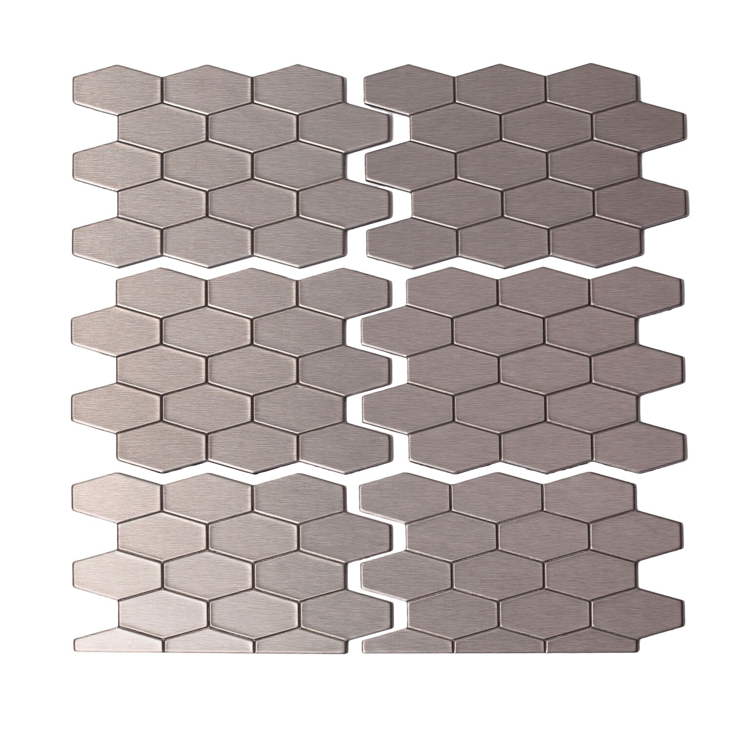 Aspect Metal A96-50 4-in x 6-in Stainless Backsplash Panels
