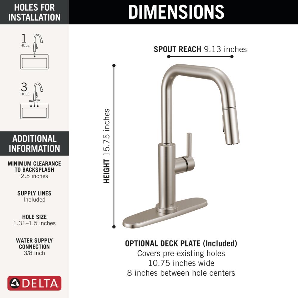 Delta 19868LF-SS Kitchen-Faucets - View #5
