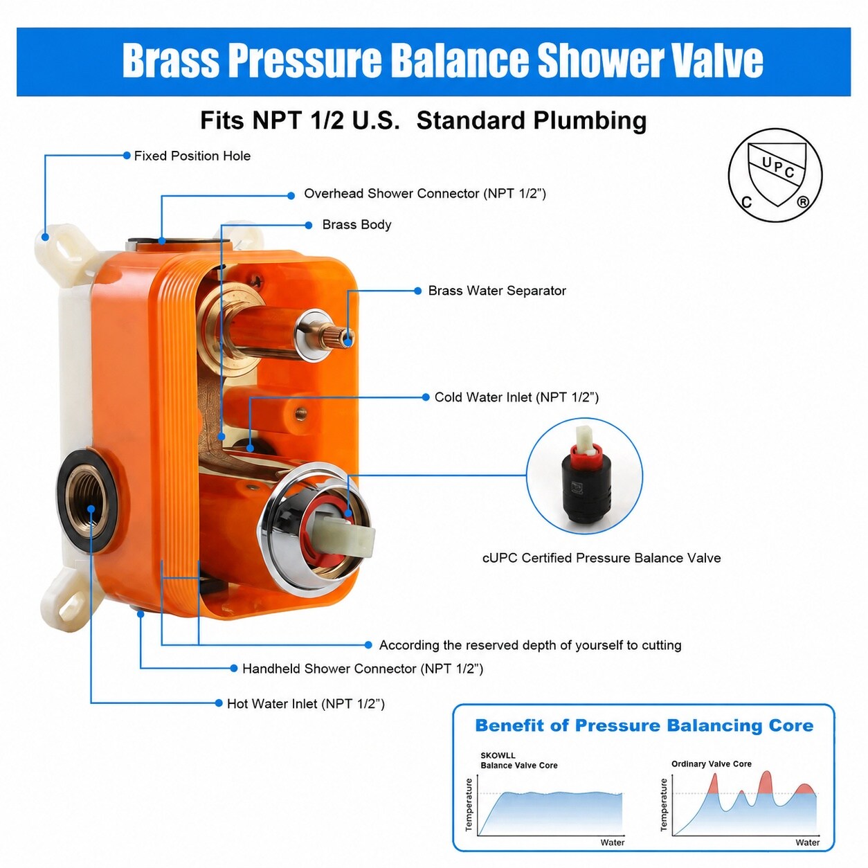 CYIKE LCY0810E482 Fixed-Showerhead - View #7