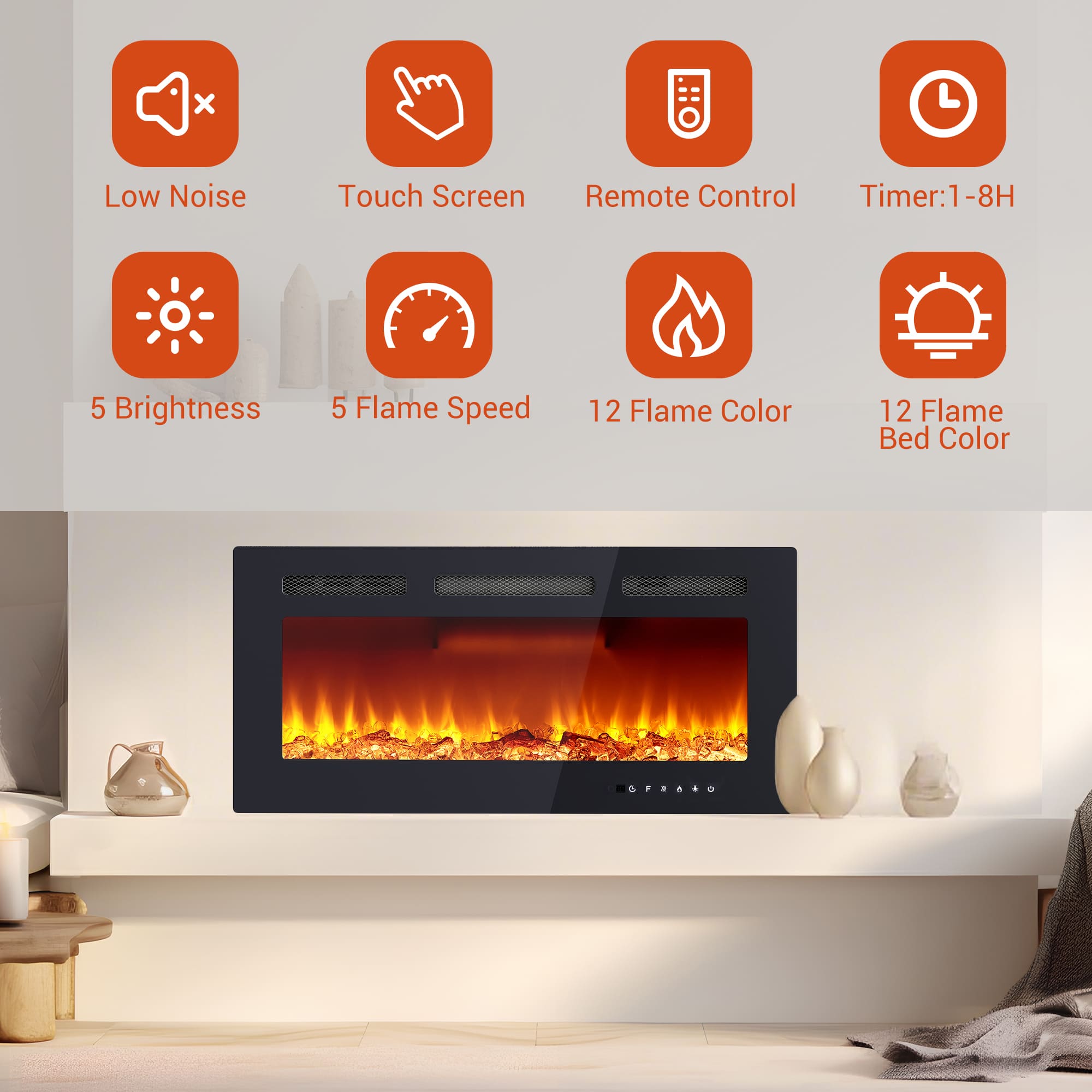 Garvee SQYPHK34FPS398 Electric-Fireplaces - View #4
