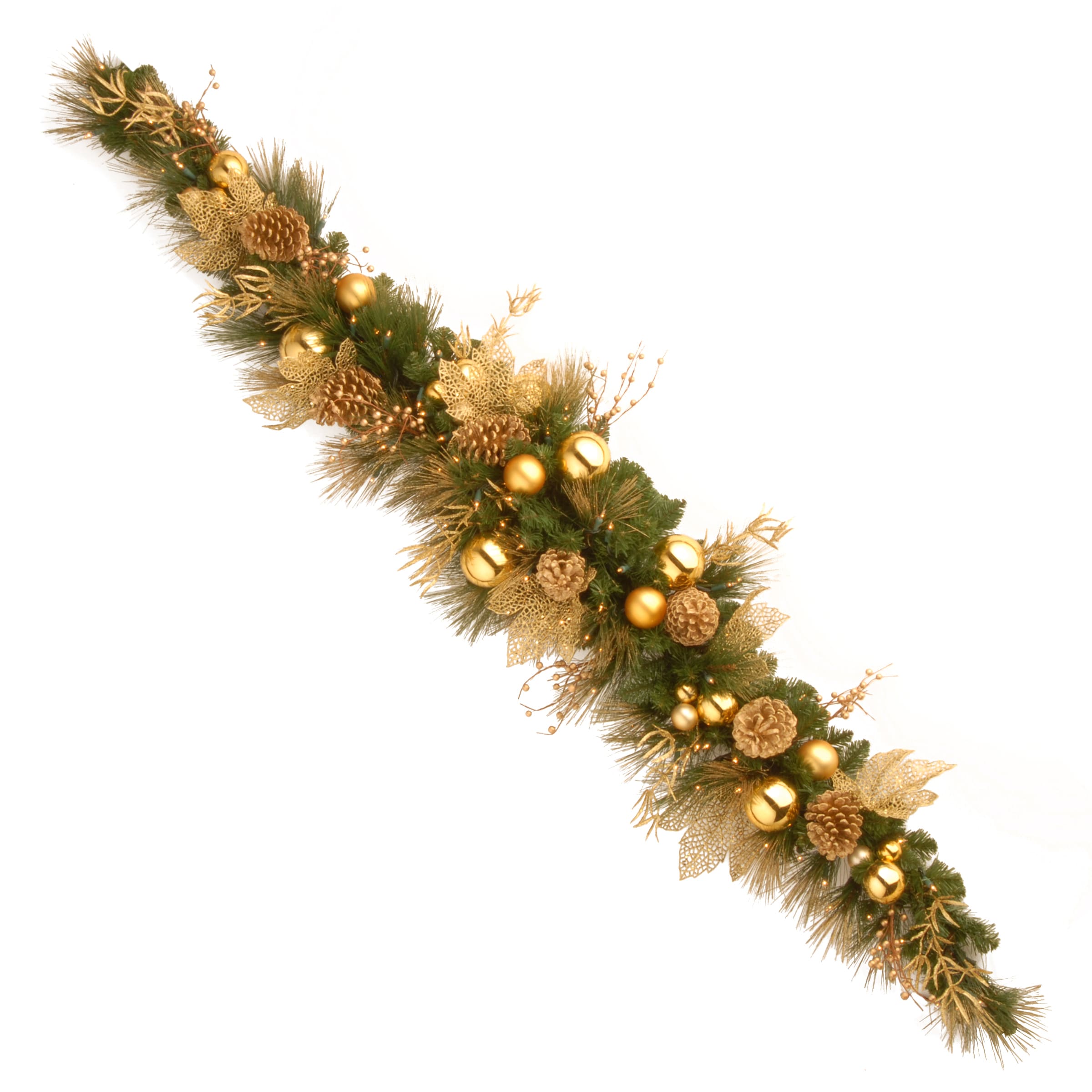 National Tree Company DC13-109L-6S 4-Inches Lighted Tabletop Decoration Ornaments Christmas Decor