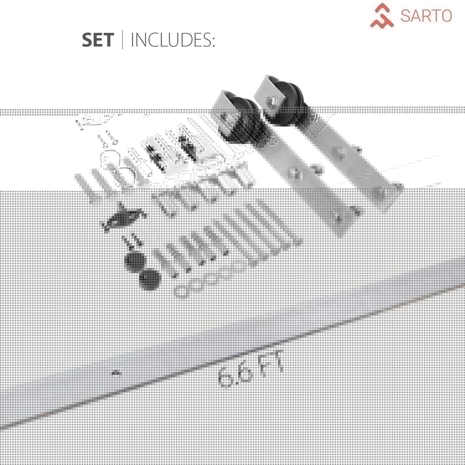 SARTODOORS QUA4002BDSOAK3096 Barn-Doors - View #3
