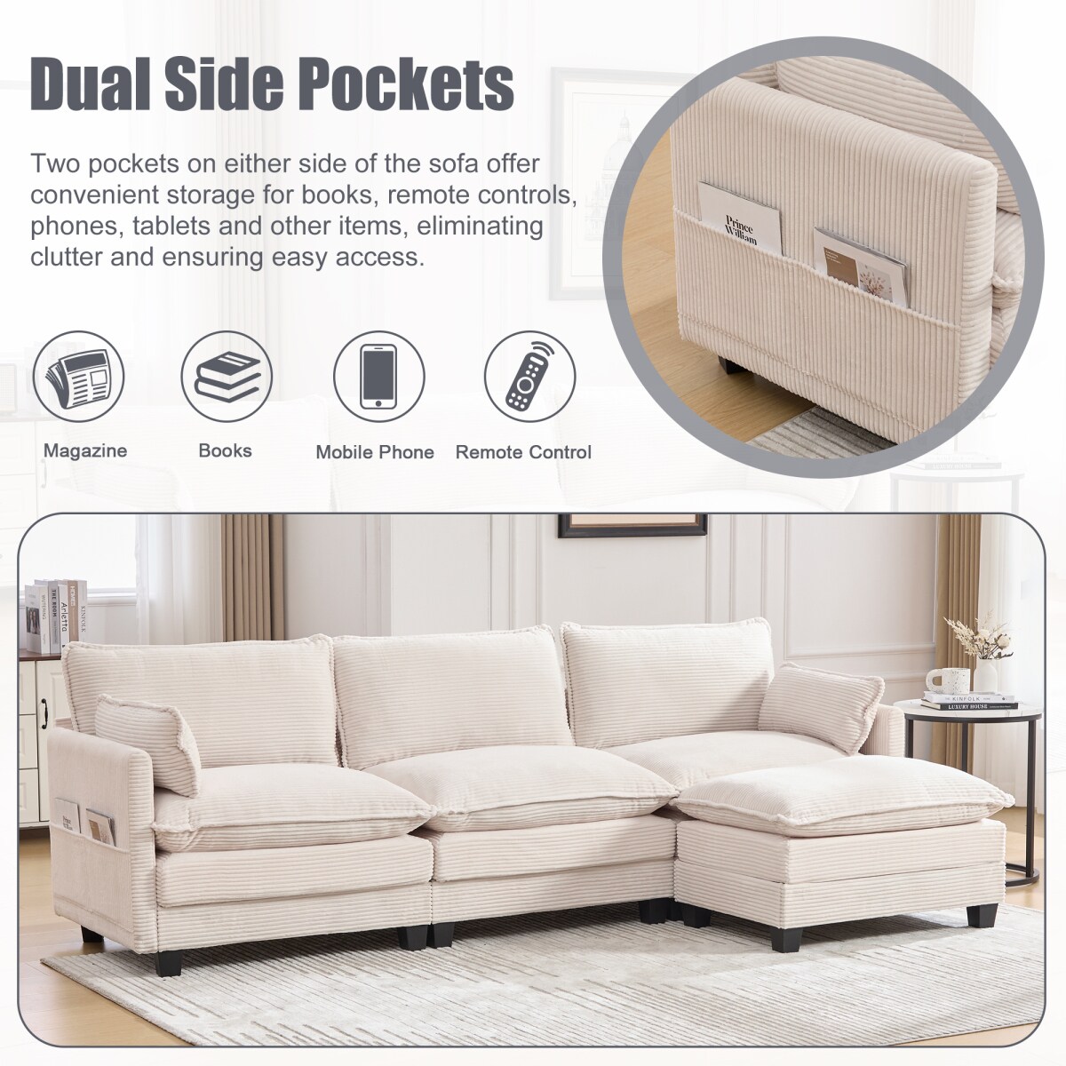 Streamdale Furniture W1568S00259 Sofas-Loveseats - View #6