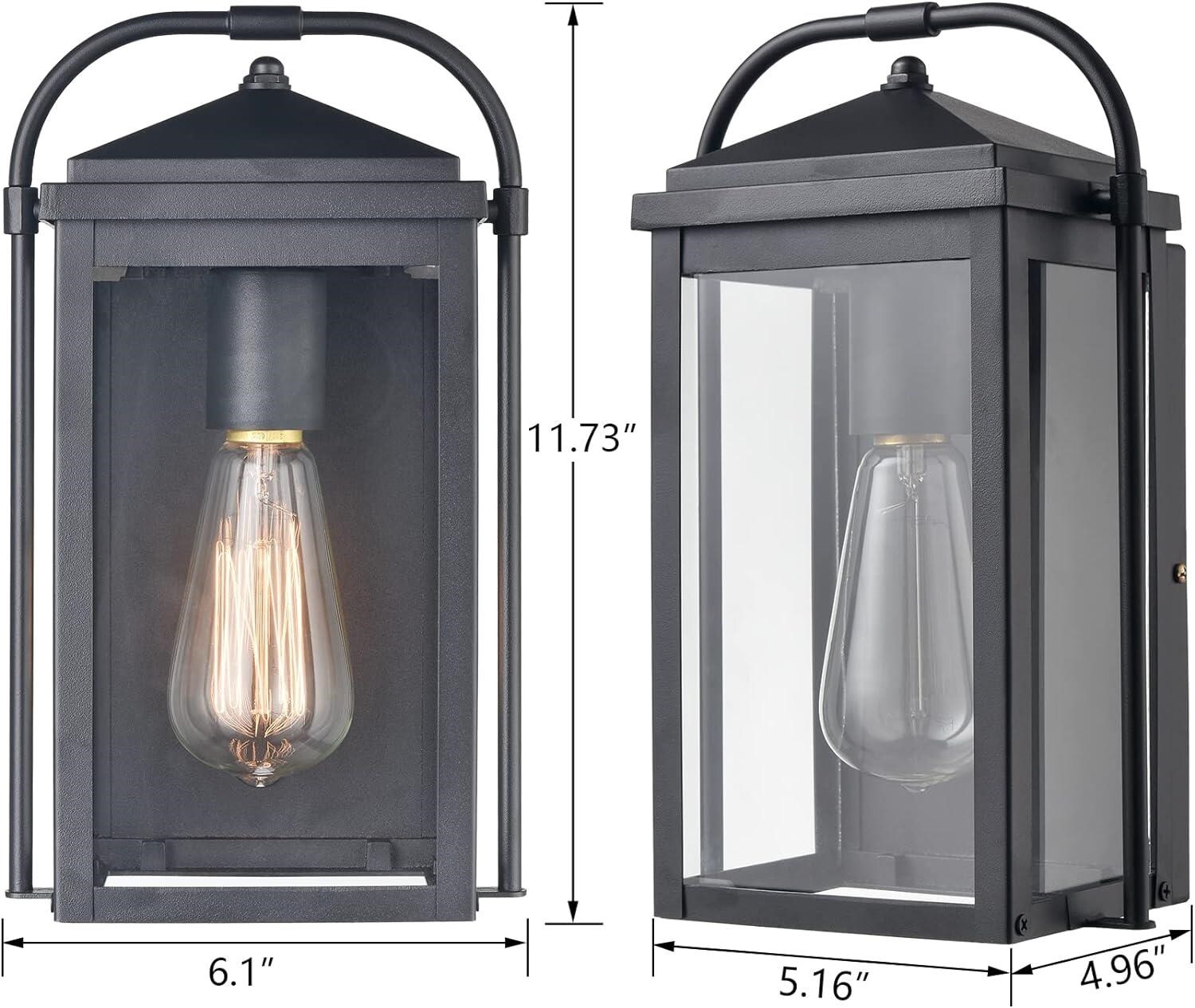 Claxy TY-T3268BU-BK Outdoor-Wall-Lighting - View #5