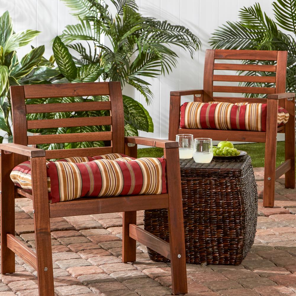 Greendale Home Fashions OC6800S2-ROMASTRIPE Patio-Furniture-Cushions - View #7
