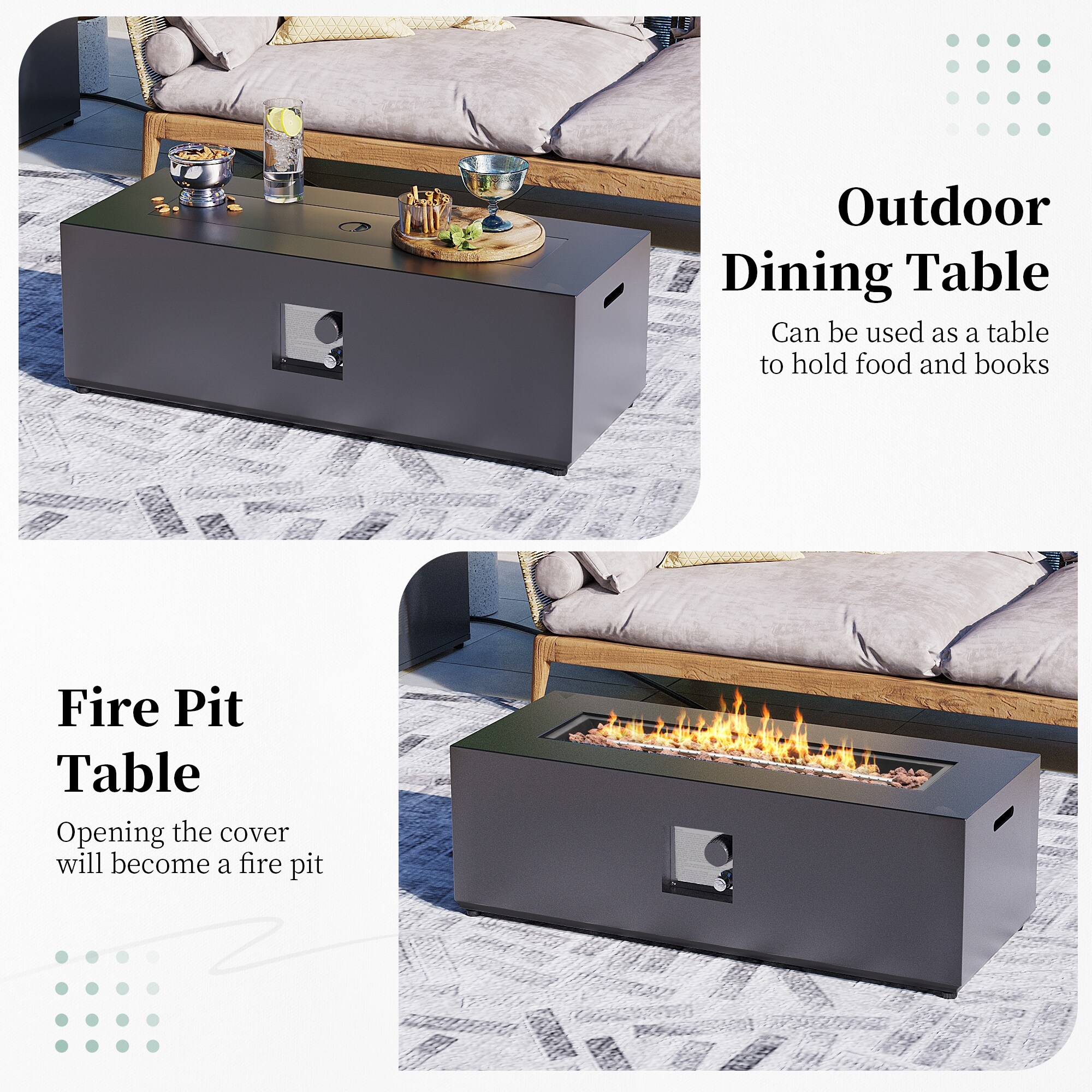Patio Watcher 42TP-CFX-BROWN-KDWST Outdoor-Gas-Firepits - View #8