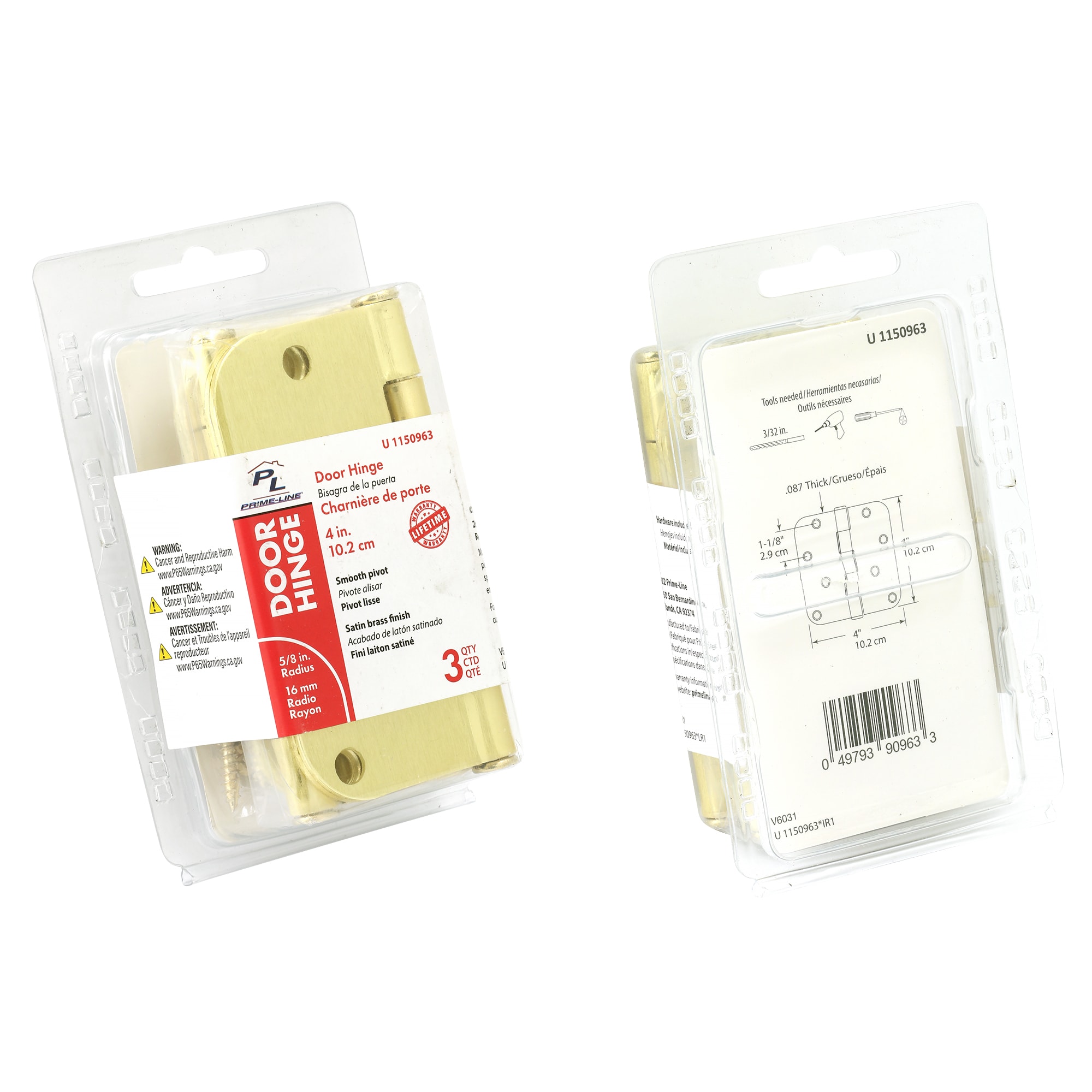 Prime-Line U 1150963 Entry-Door-Hinges - View #2