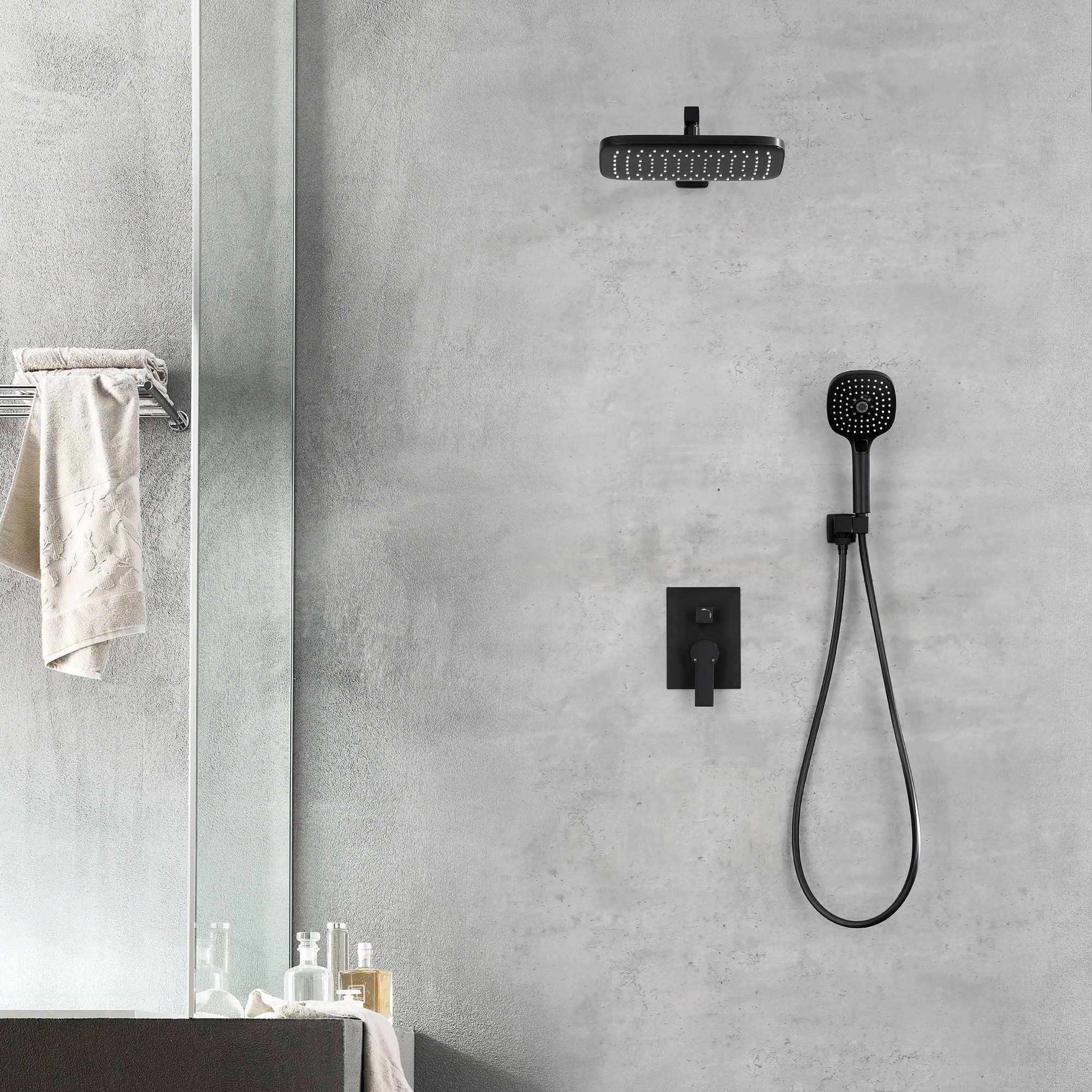 WELLFOR SPA-88015B Showerhead-Bar-Panels - View #11