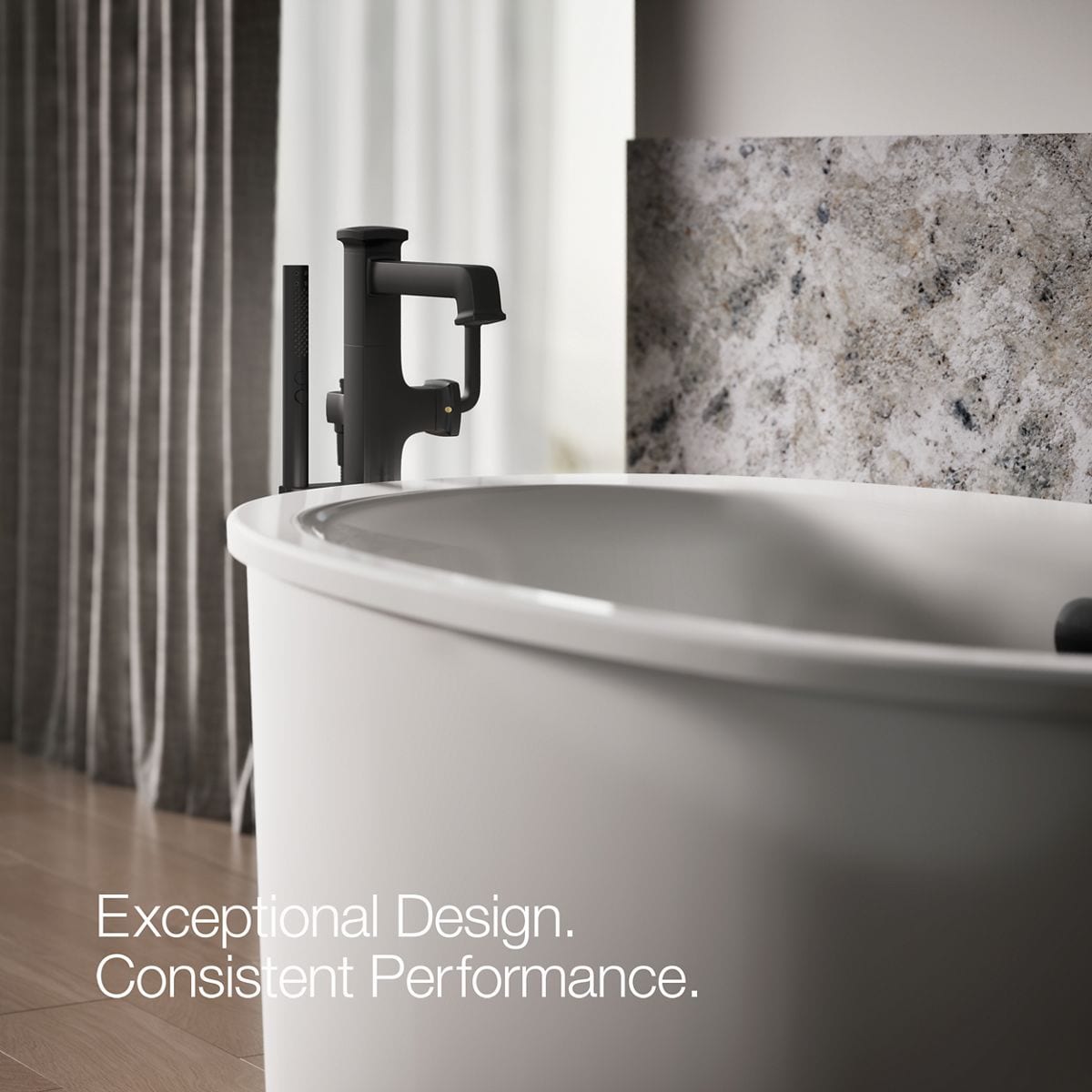 KOHLER T27408-4-BL Roman-Tub-Faucets - View #11