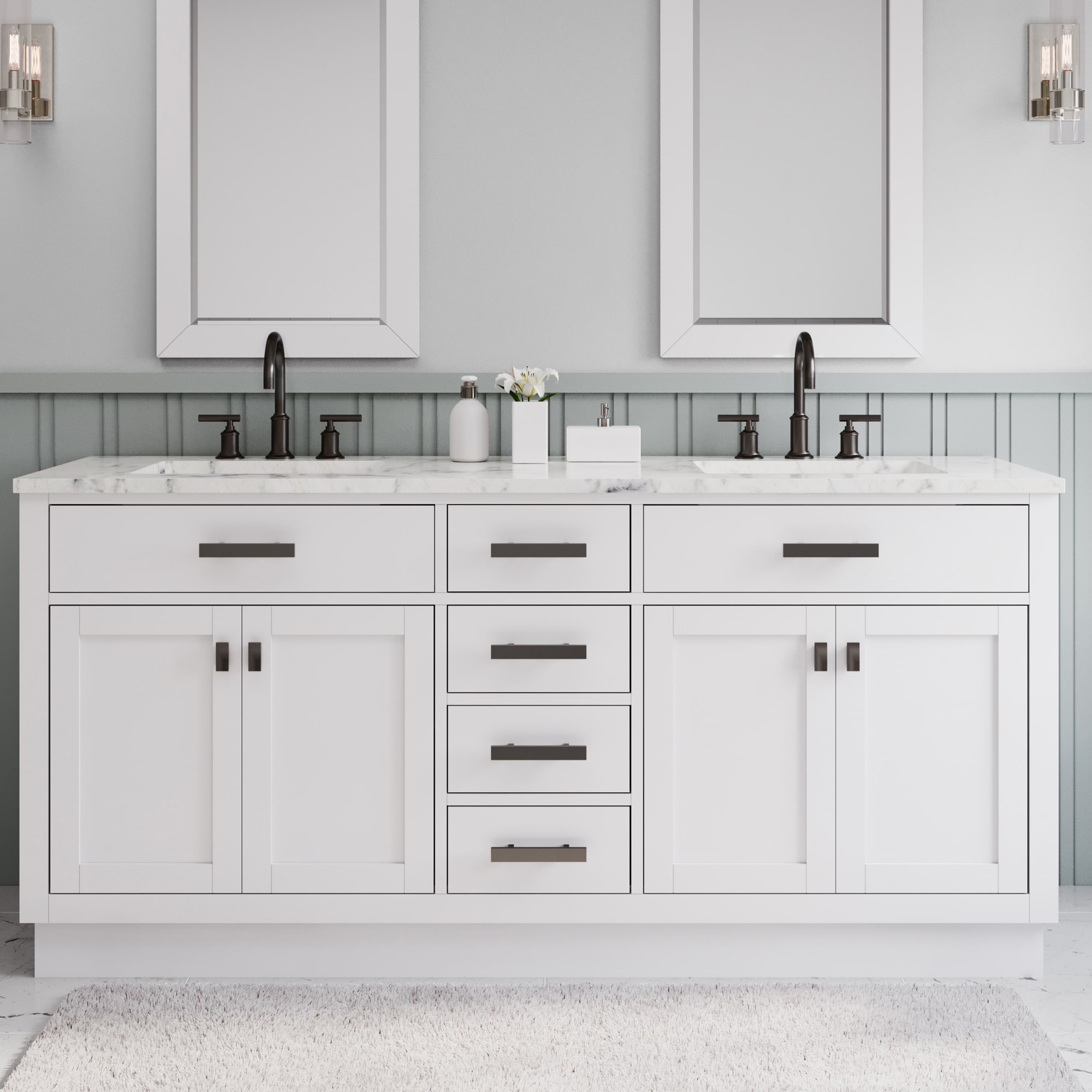 Water Creation HA72CW03PW-000BL1403 Bath-Vanity-Combo - View #6