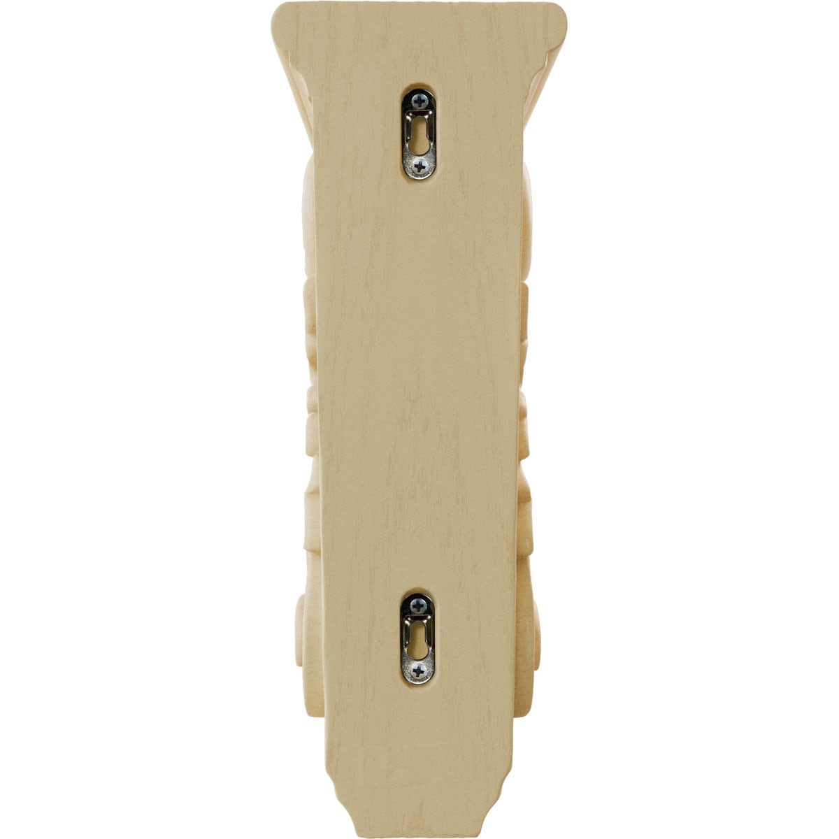Large Hand-Carved Maple Shell Corbel, 14" Height