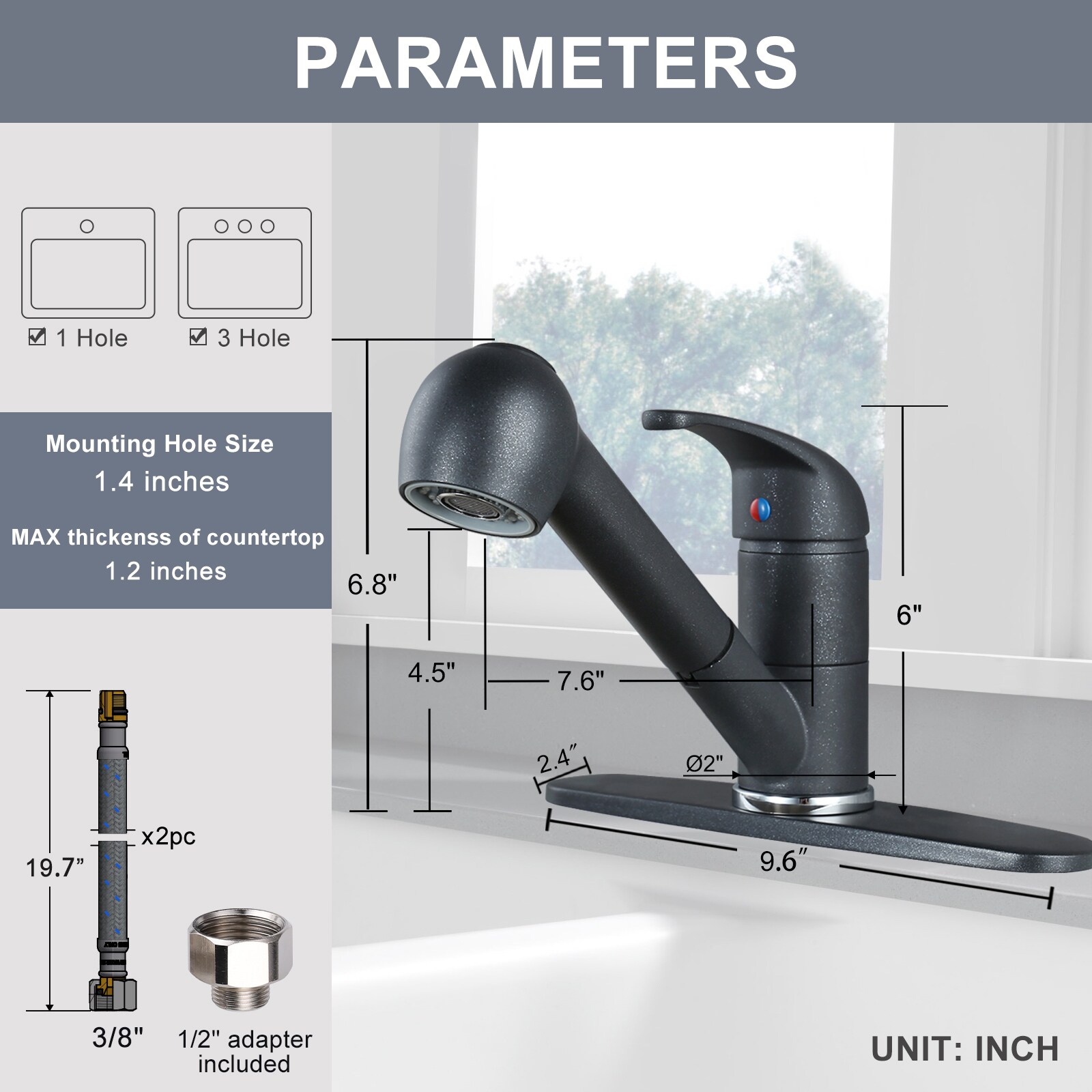 WOWOW 2310501Q-LW Kitchen-Faucets - View #7