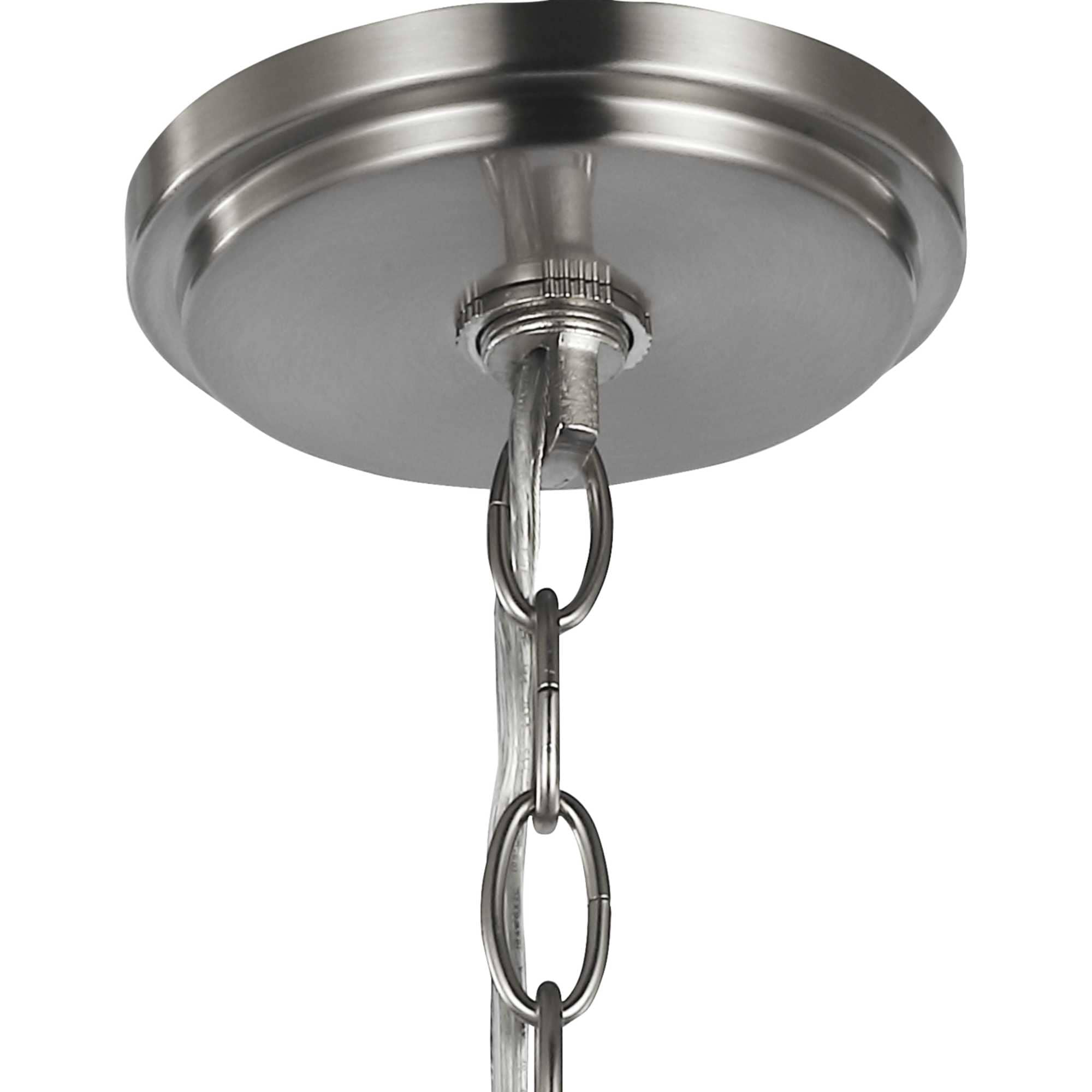 Progress Lighting Bonita 6-Light Brushed Nickel Transitional Chandelier ...