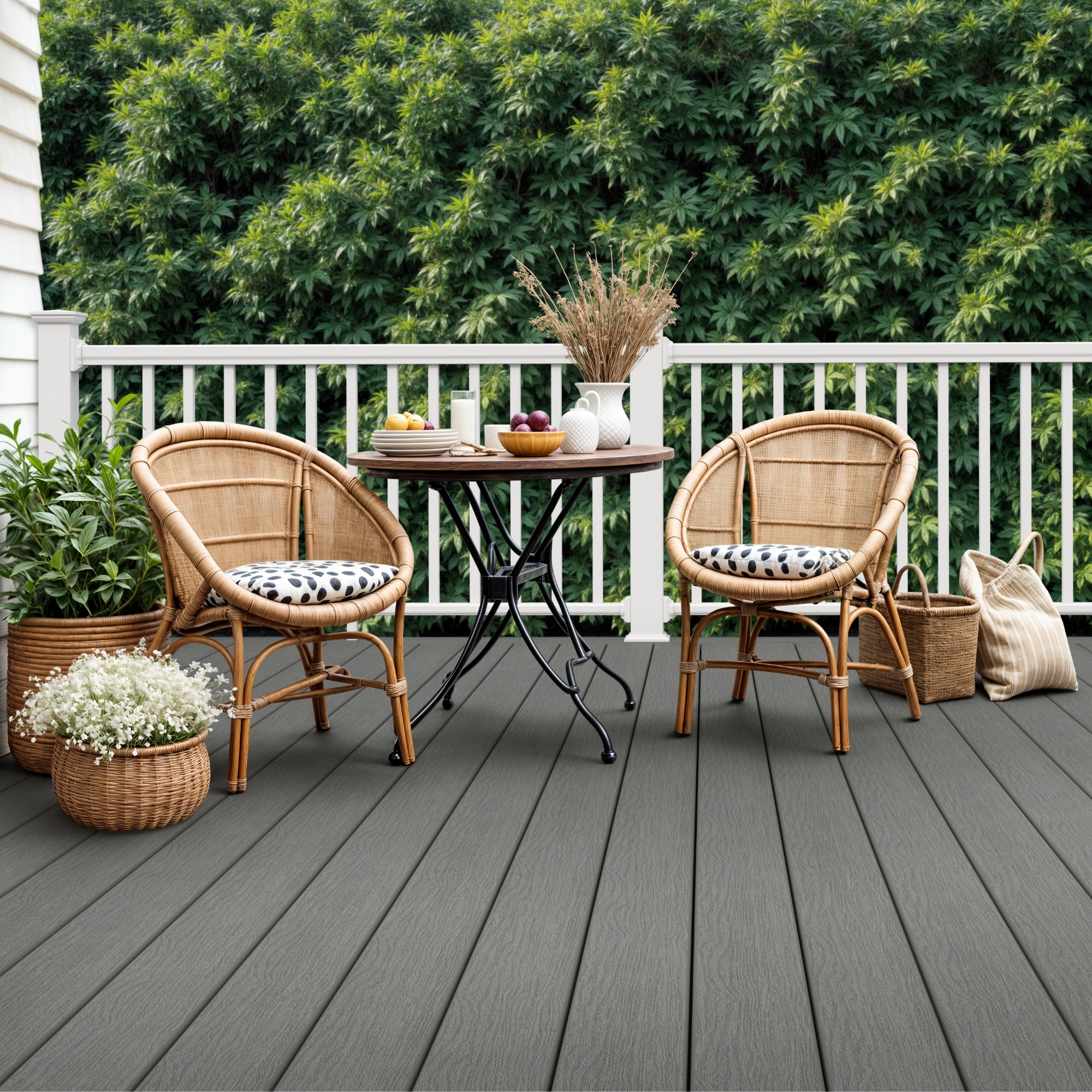 Deckorators Vista 1-in x 6-in x 12-ft Driftwood Grooved Composite Deck Board