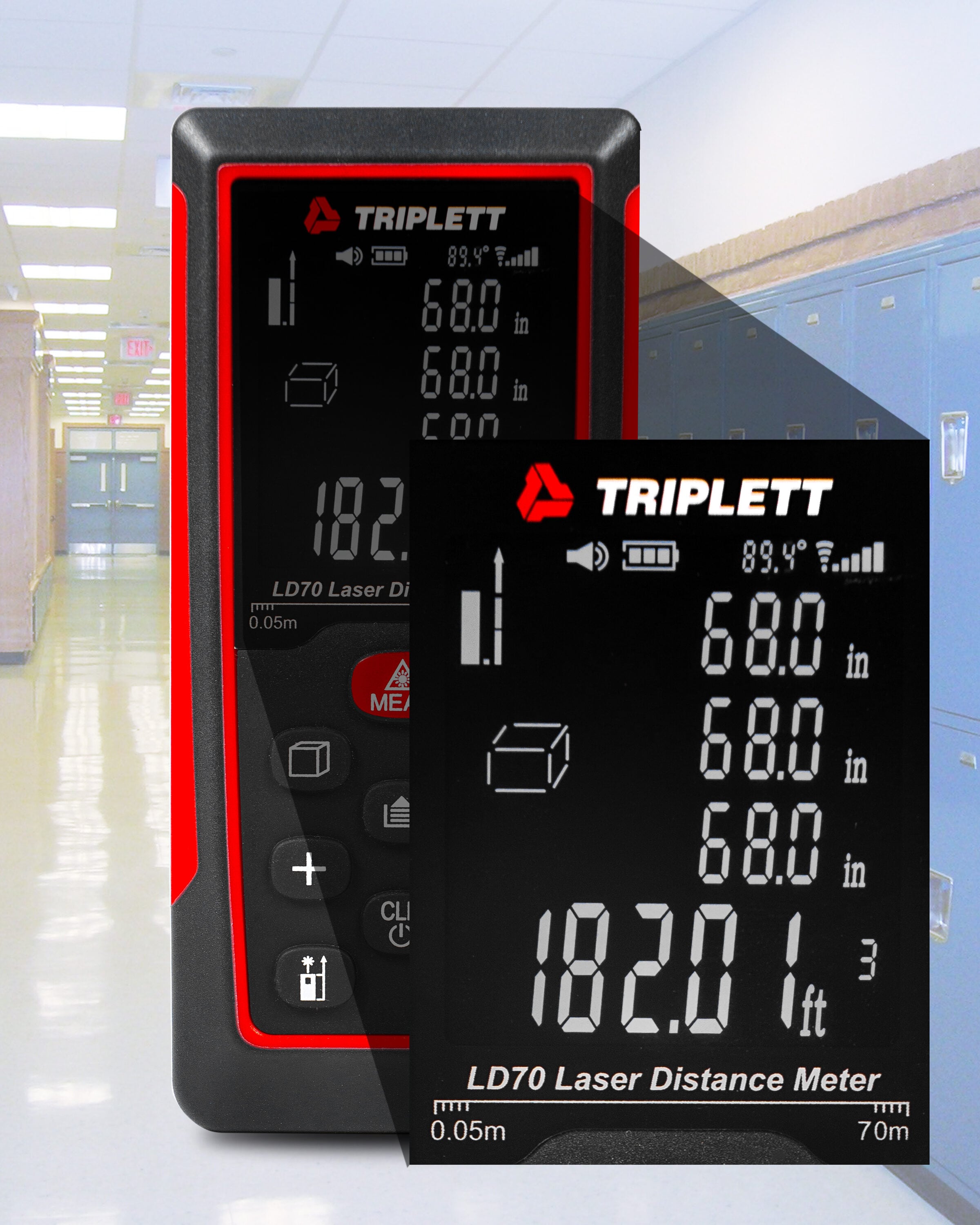 TRIPLETT LD70 Laser-Distance-Measurers - View #5