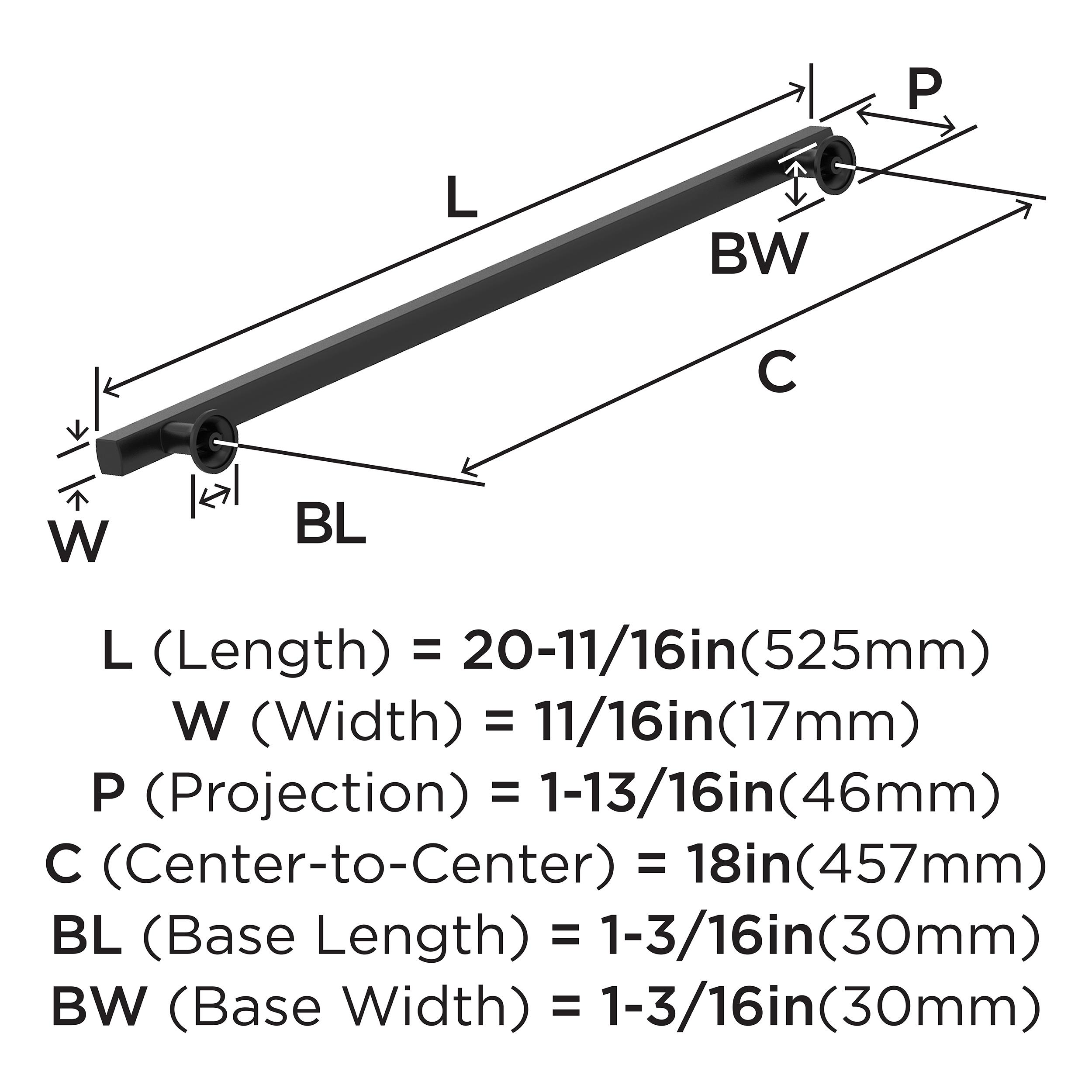 Amerock BP37111MB Cabinet-Pulls - View #3