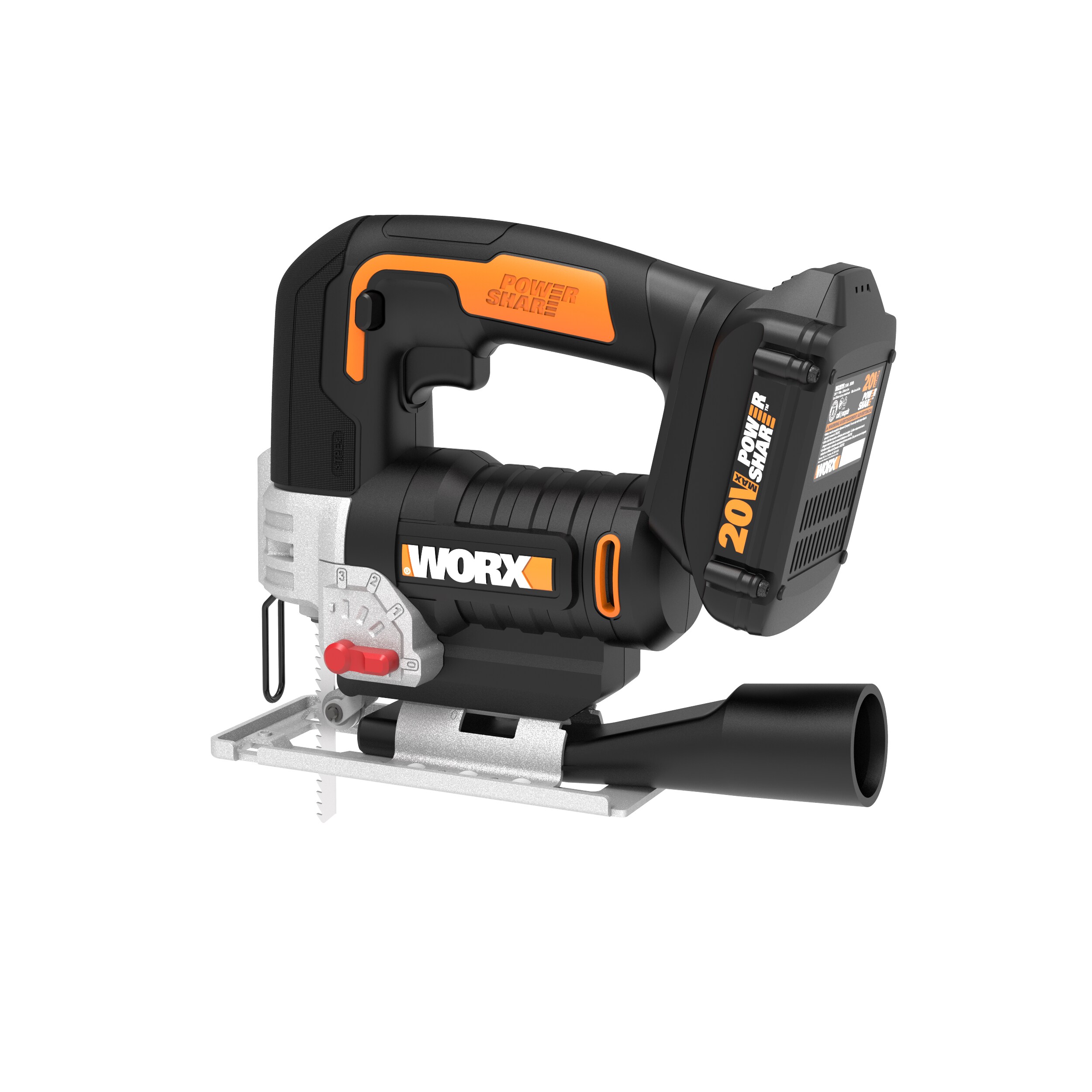 WORX 20 volt Max Variable Speed Keyless Cordless Jigsaw