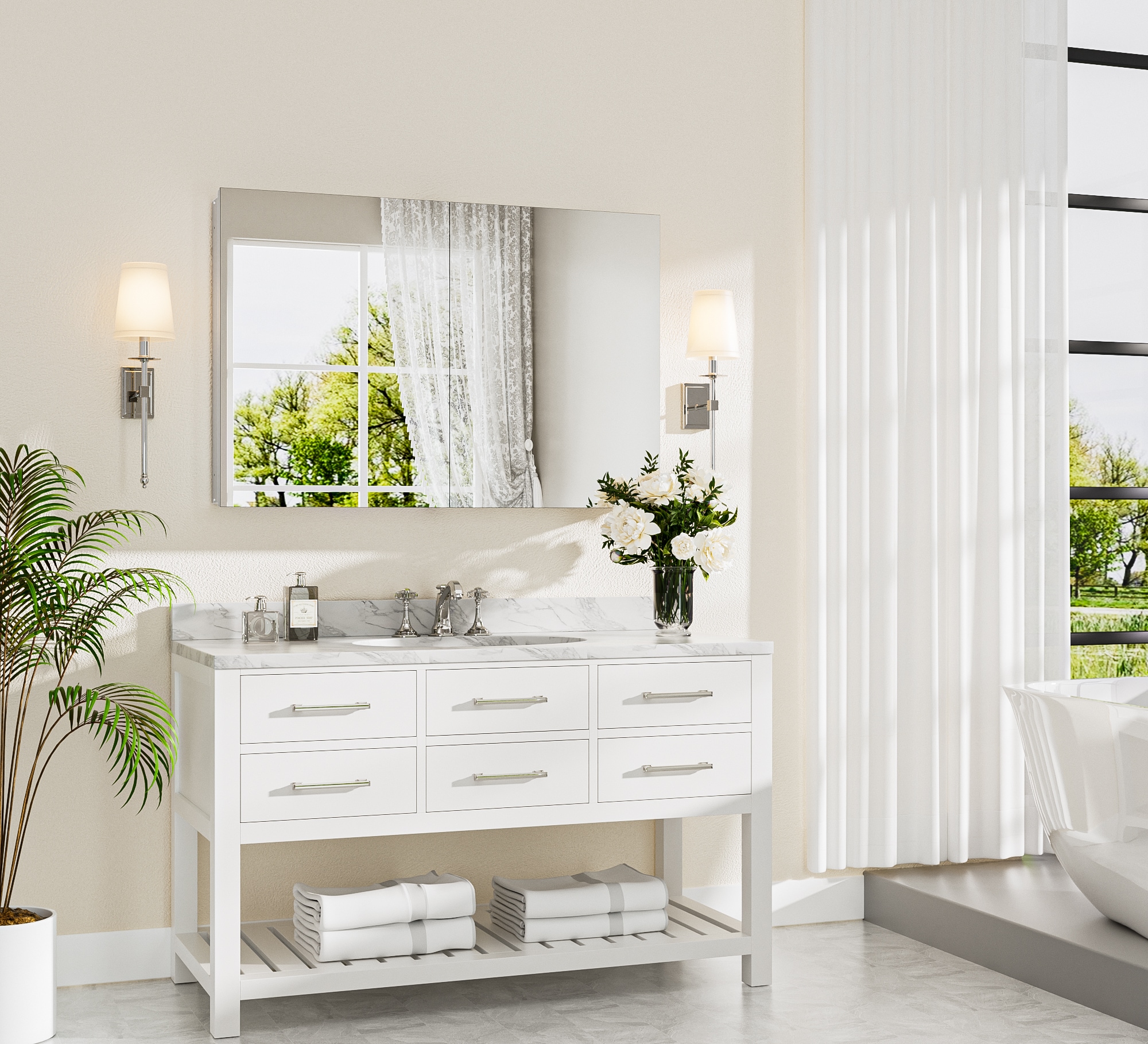 TETOTE LSC-TE-3624SI-M11 Bathroom-Medicine-Cabinets - Thumbnail View #2