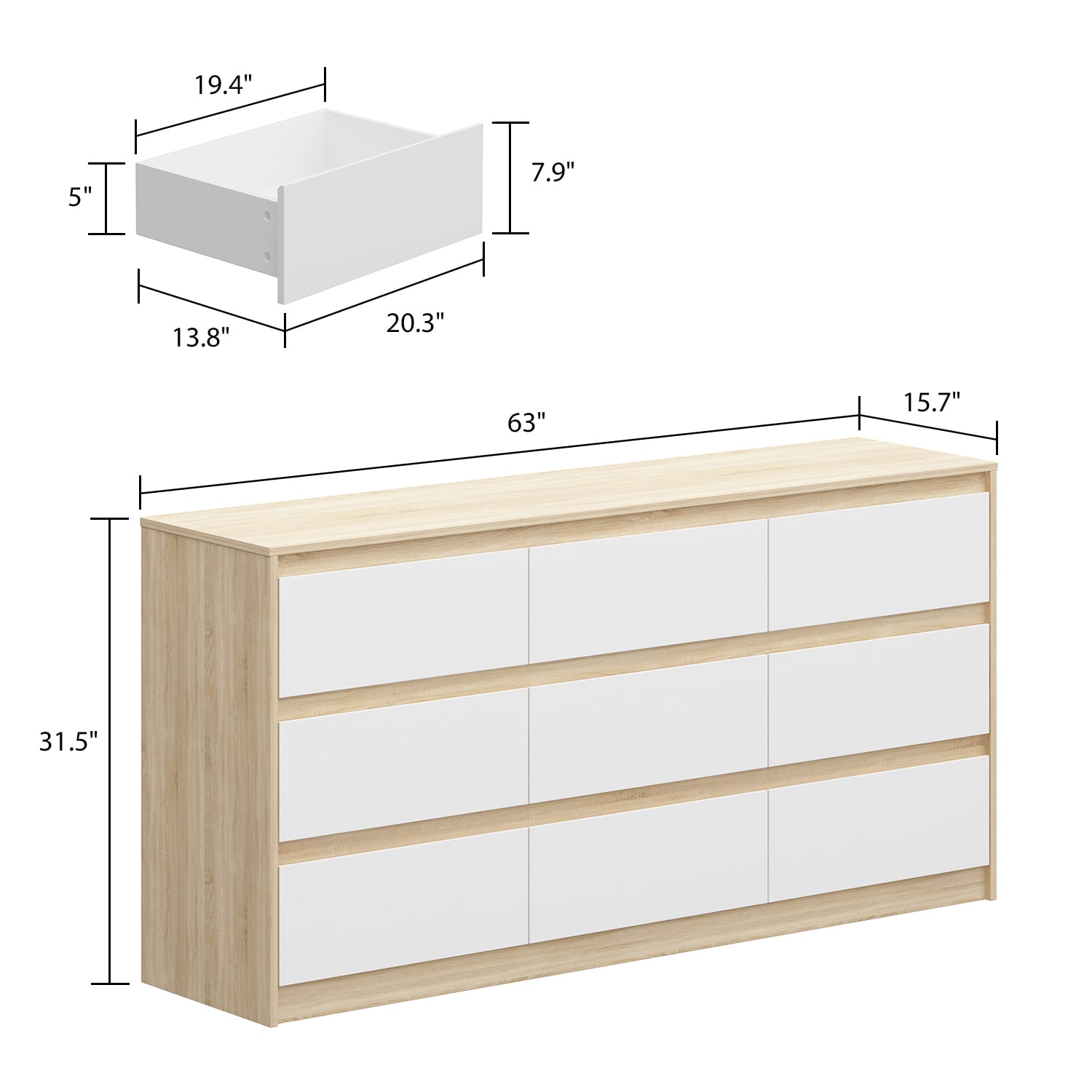 FUFU&GAGA HAL0020-02 dressers - View #12